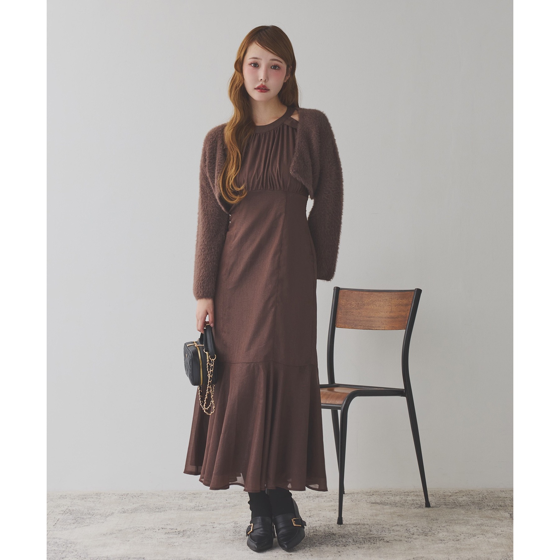 ボレロセット】アメスリロングワンピース | ファッション通販サイト NUGU