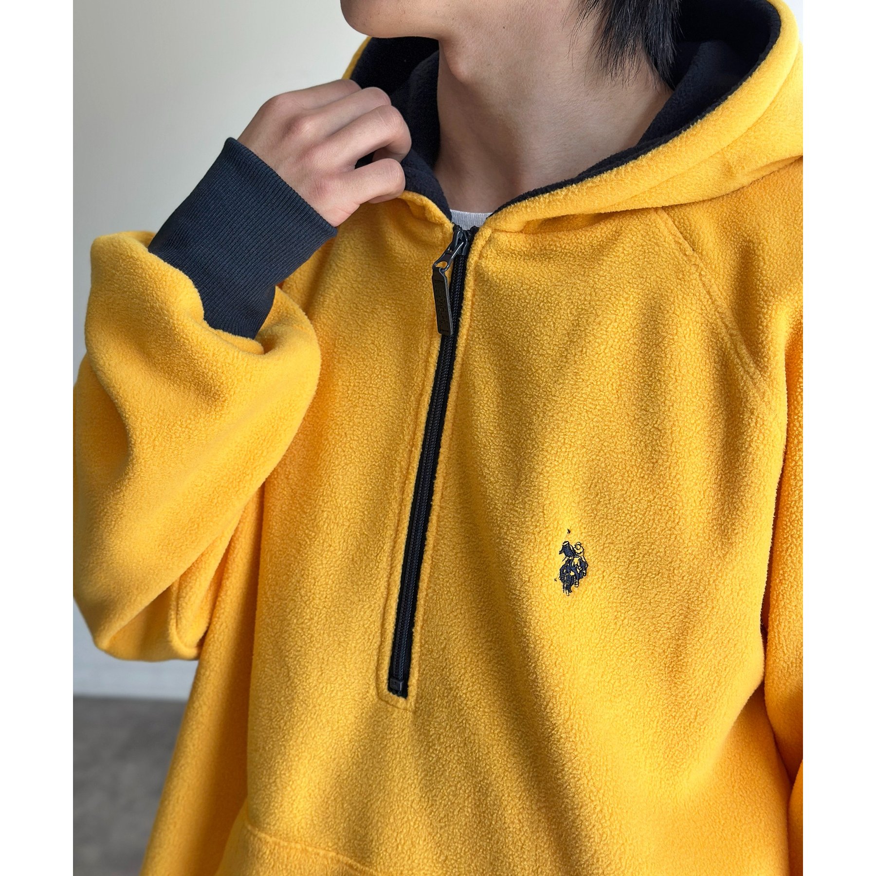 U.S. POLO ASSN.】フリースハーフジップパーカー | ファッション通販