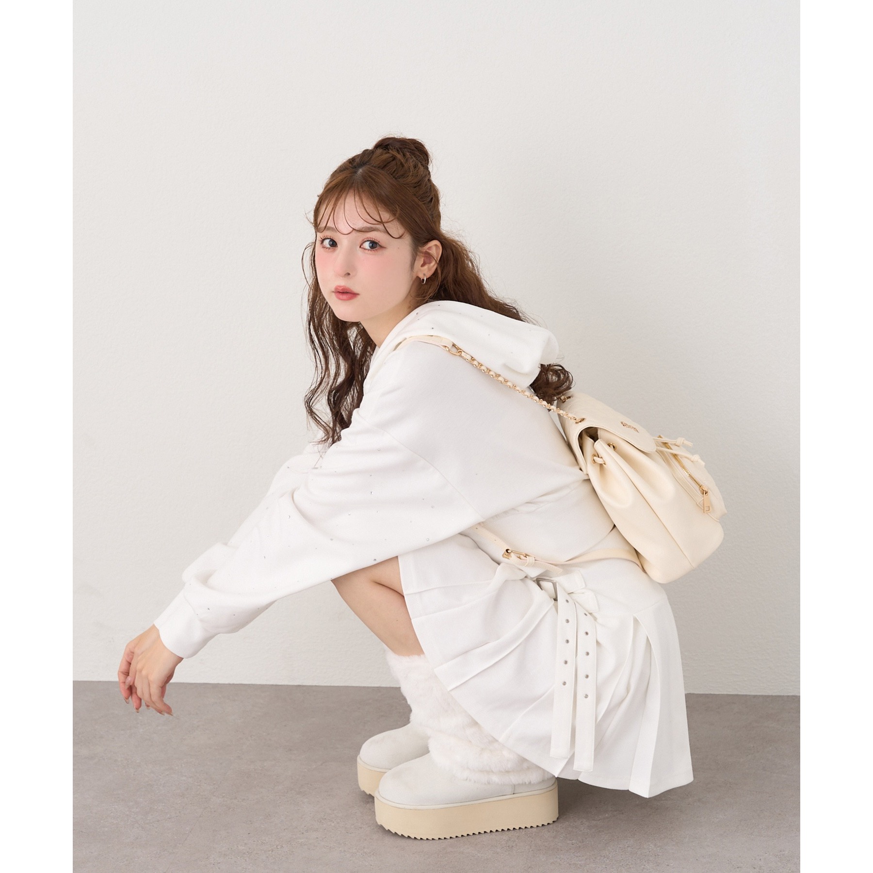 セットアップ対応／ビジューパーカー | ファッション通販サイト NUGU