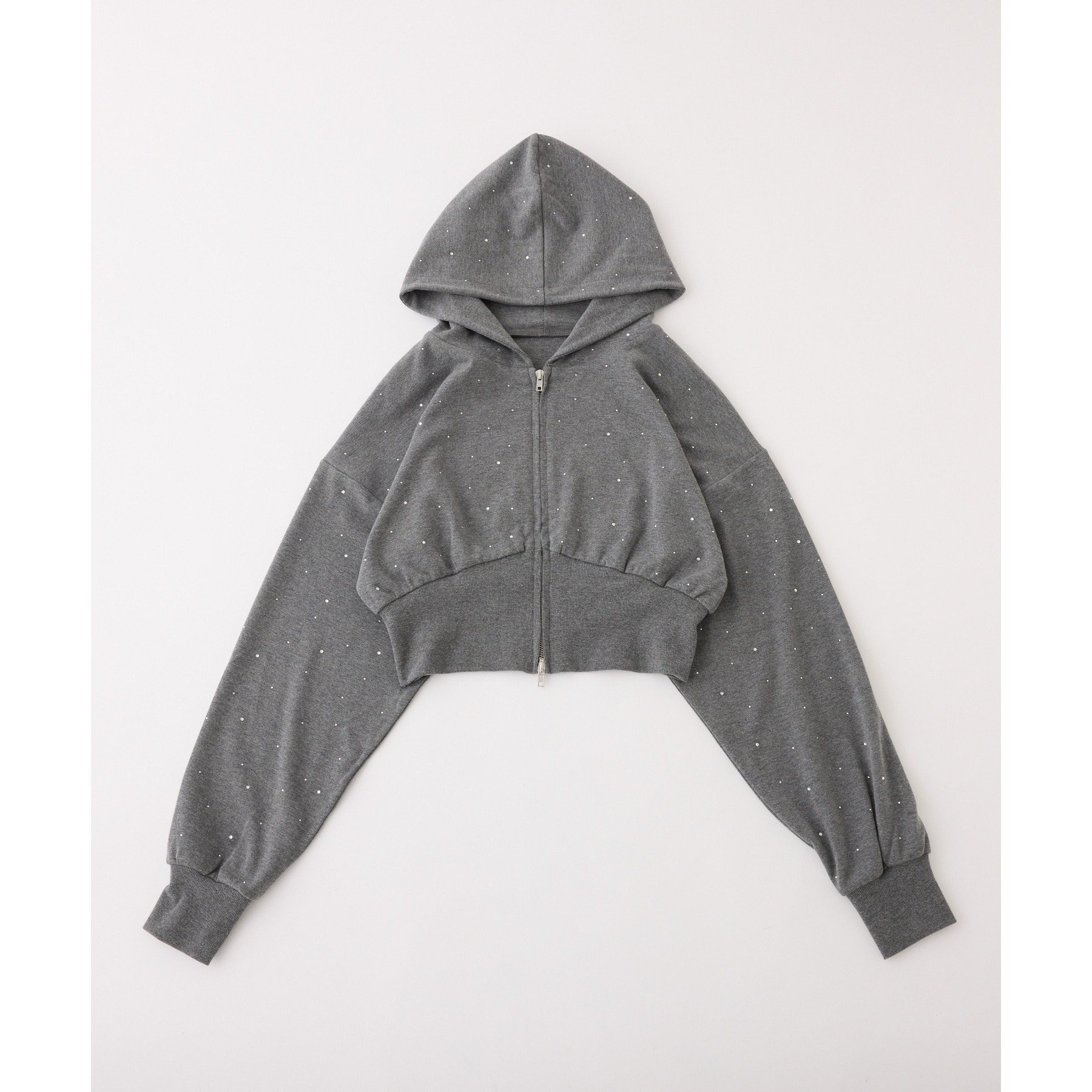 セットアップ対応／ビジューパーカー | ファッション通販サイト NUGU