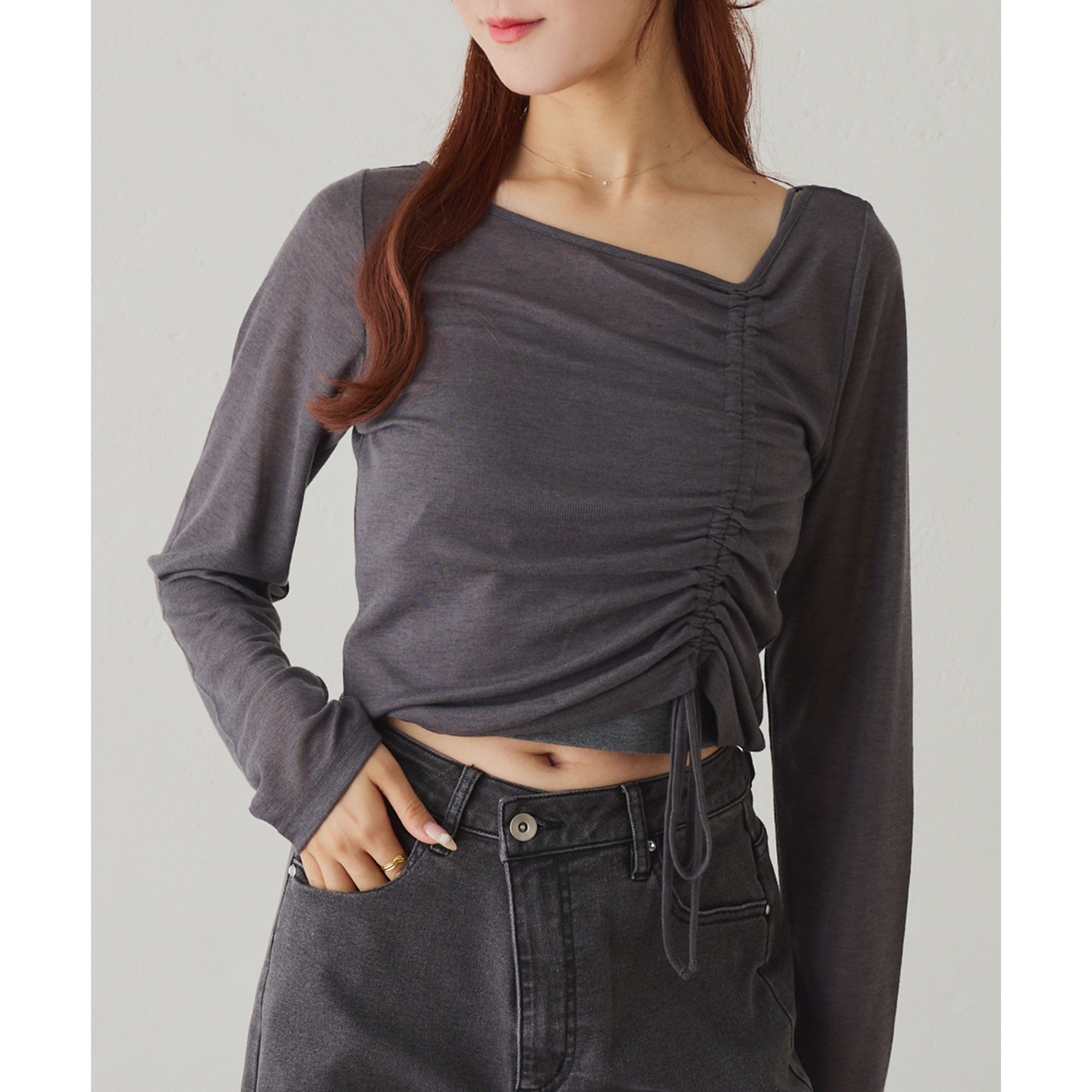 トップス kyanao インナーセットドロストトップス | ファッション通販サイト NUGU