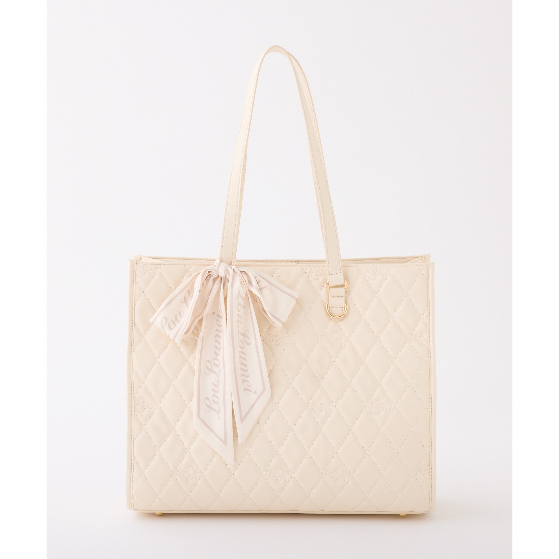 LouLoumei】スカーフ付きキャリーオントート/自立可能 | ファッション