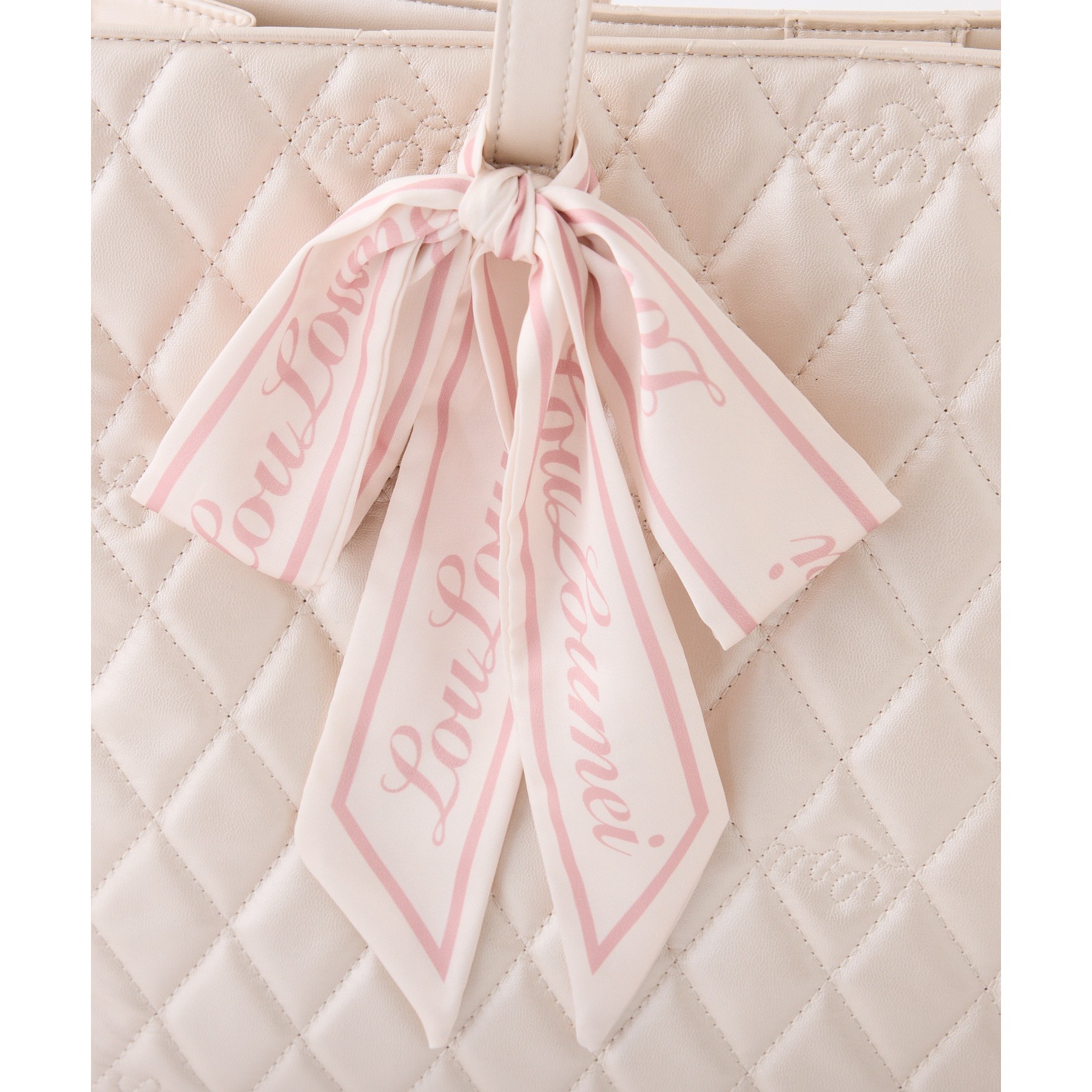 LouLoumei】スカーフ付きキャリーオントート/自立可能 | ファッション