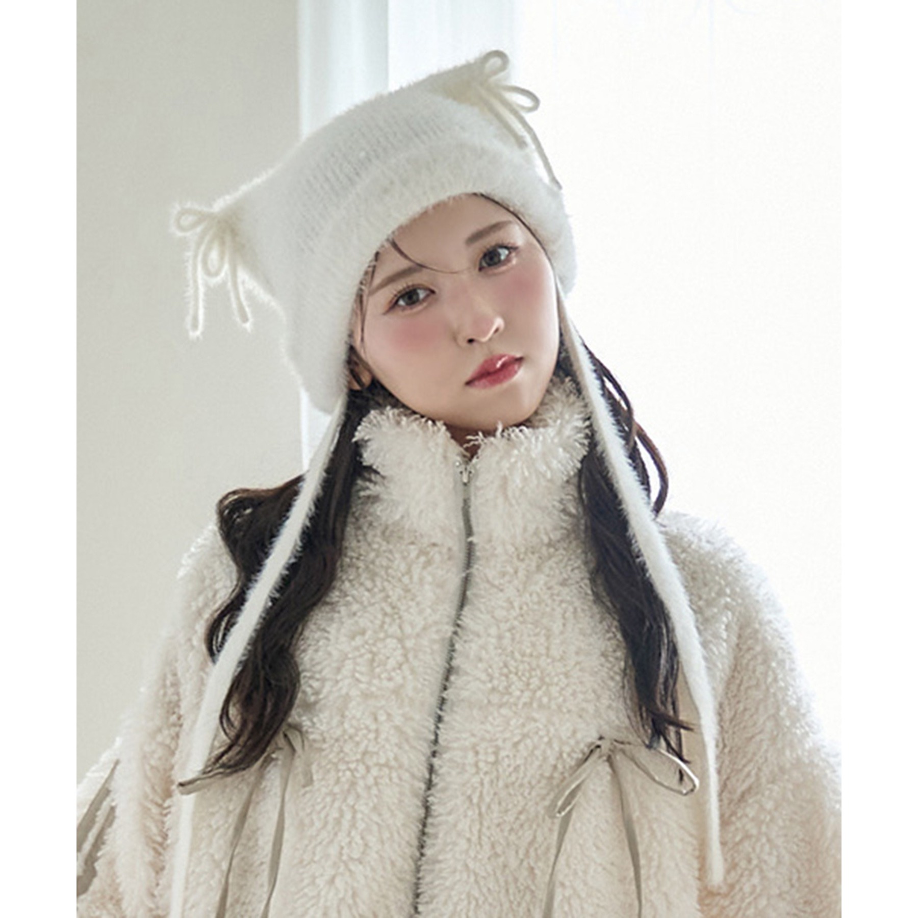 シャギー猫耳ビーニー | ファッション通販サイト NUGU