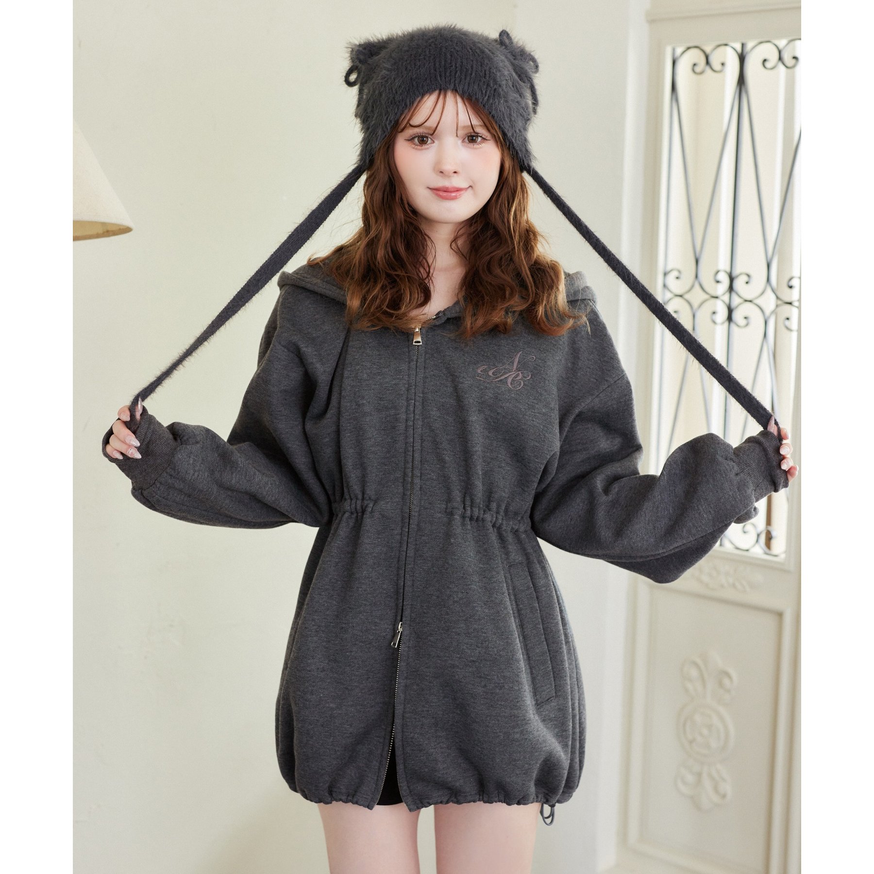 シャギー猫耳ビーニー | ファッション通販サイト NUGU