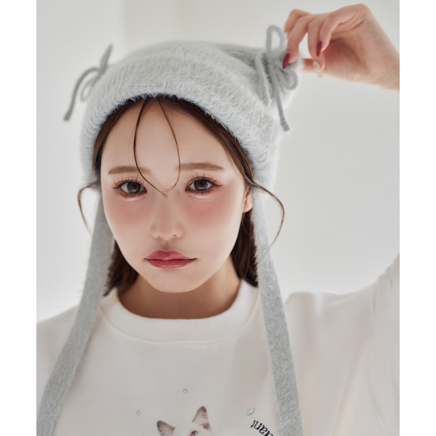 シャギー猫耳ビーニー | ファッション通販サイト NUGU