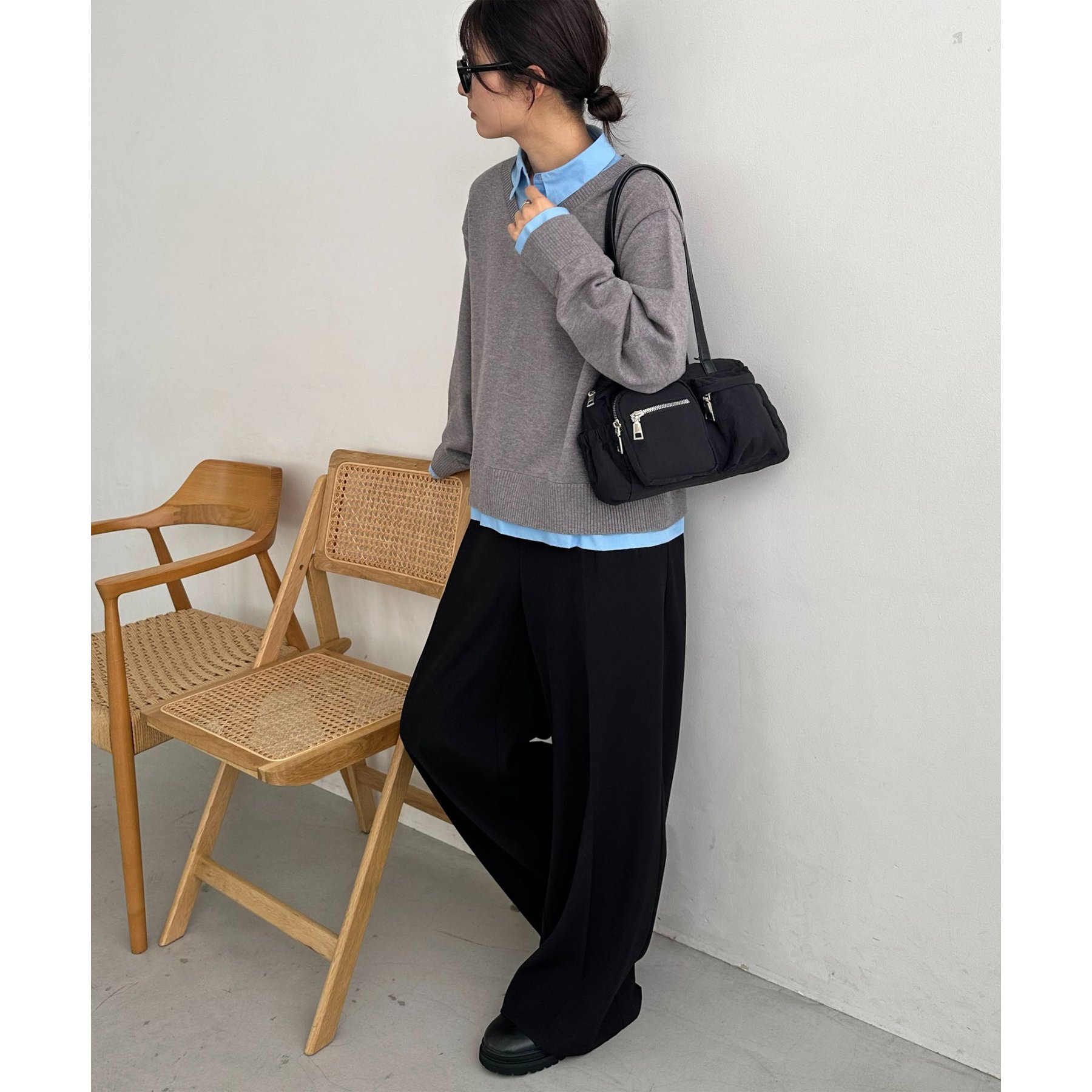 ワッシャーナイロンポケットボストンバッグ | ファッション通販