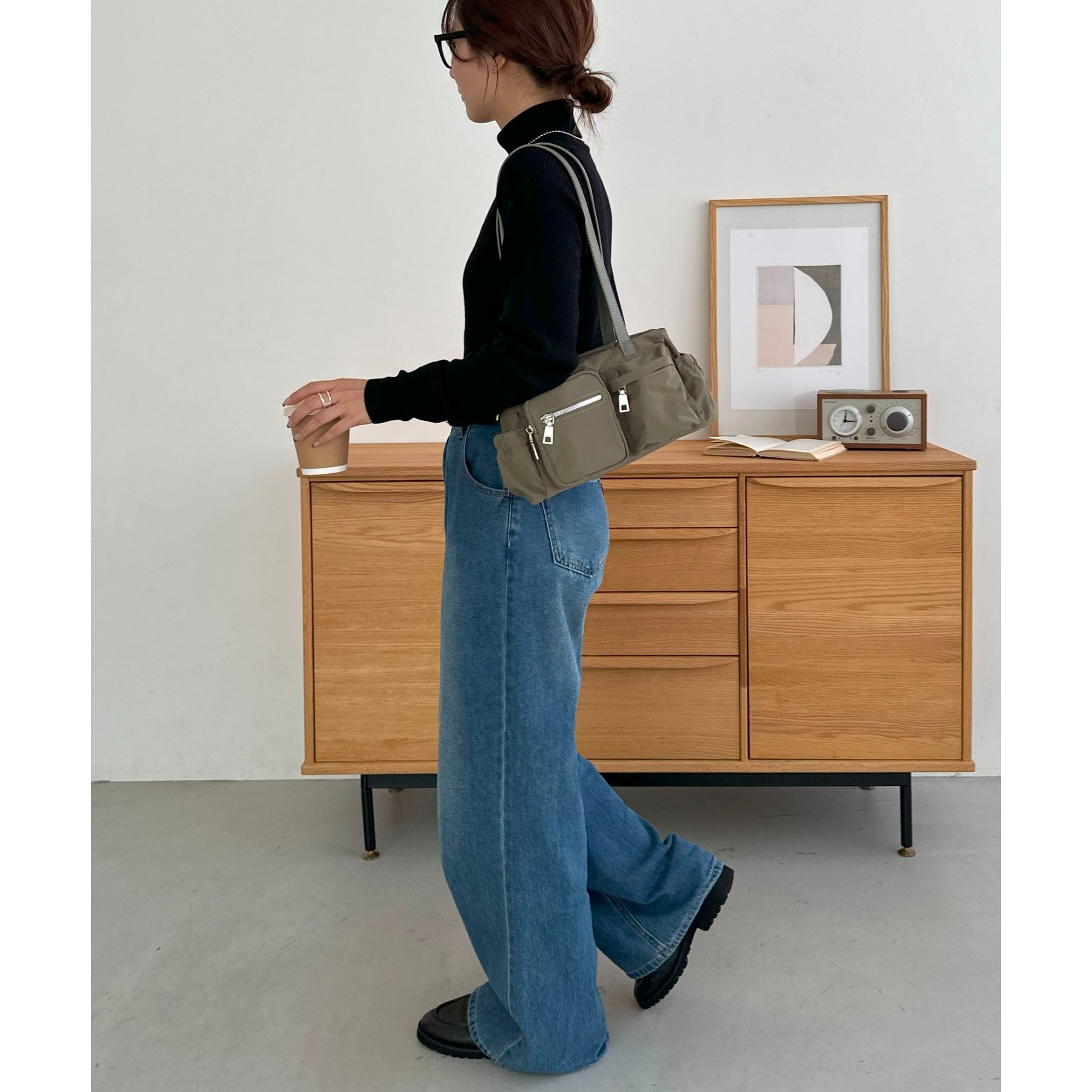 ワッシャーナイロンポケットボストンバッグ | ファッション通販