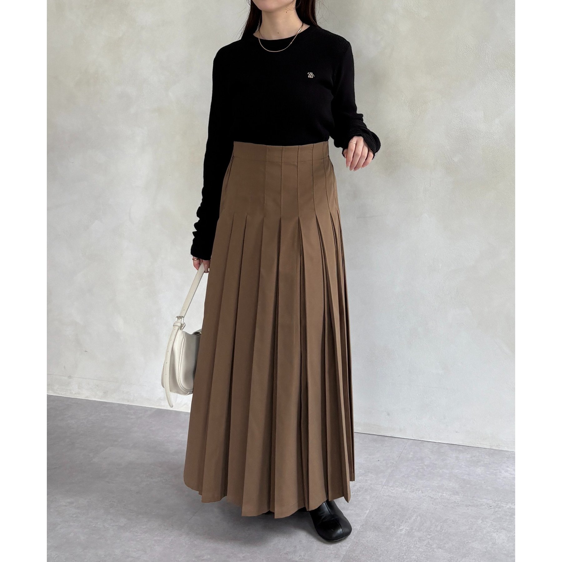 ダブルプリーツロングスカート | ファッション通販サイト NUGU