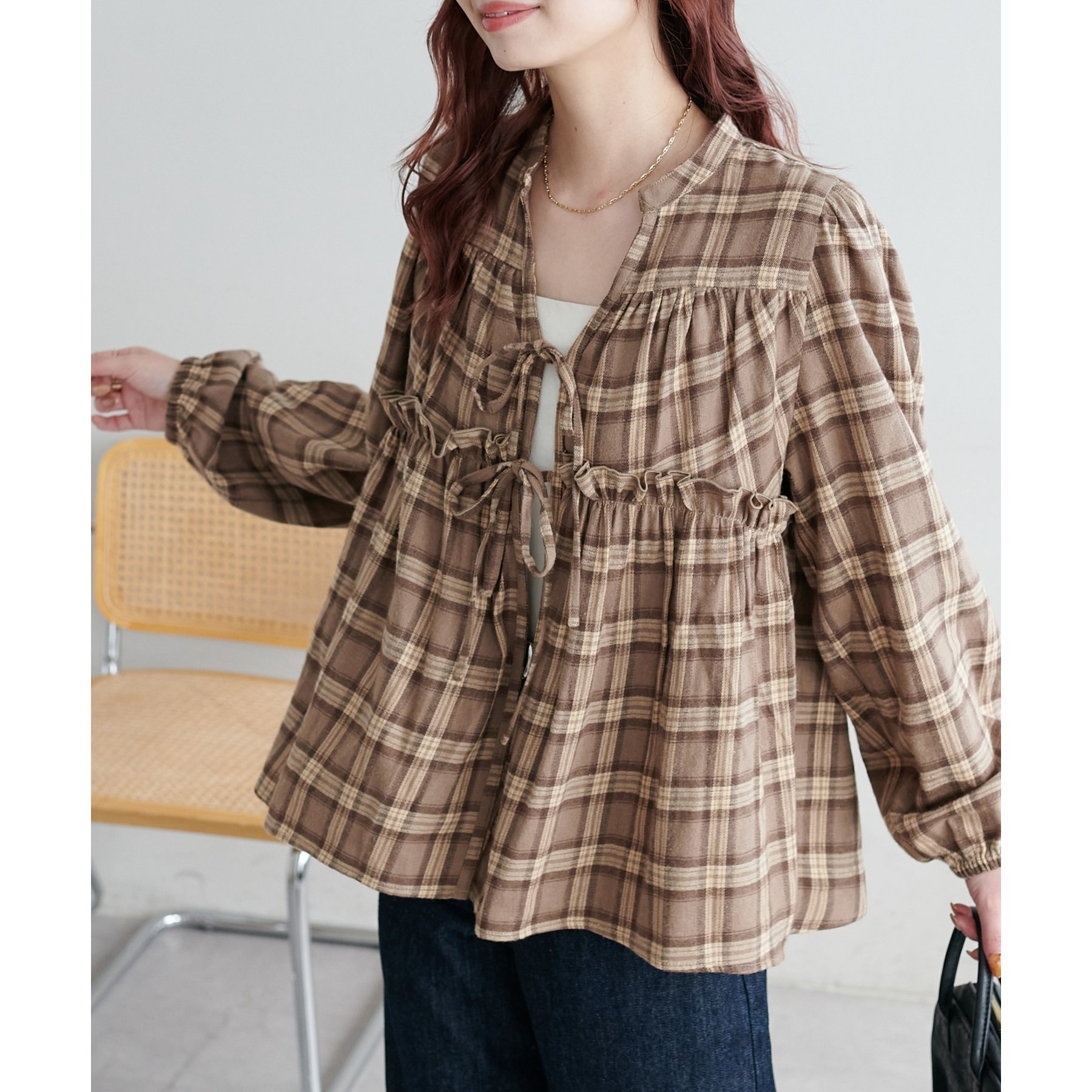 未使用】DISCOAT ベージュ ウール ピーコート DISCOAT / ディスコート