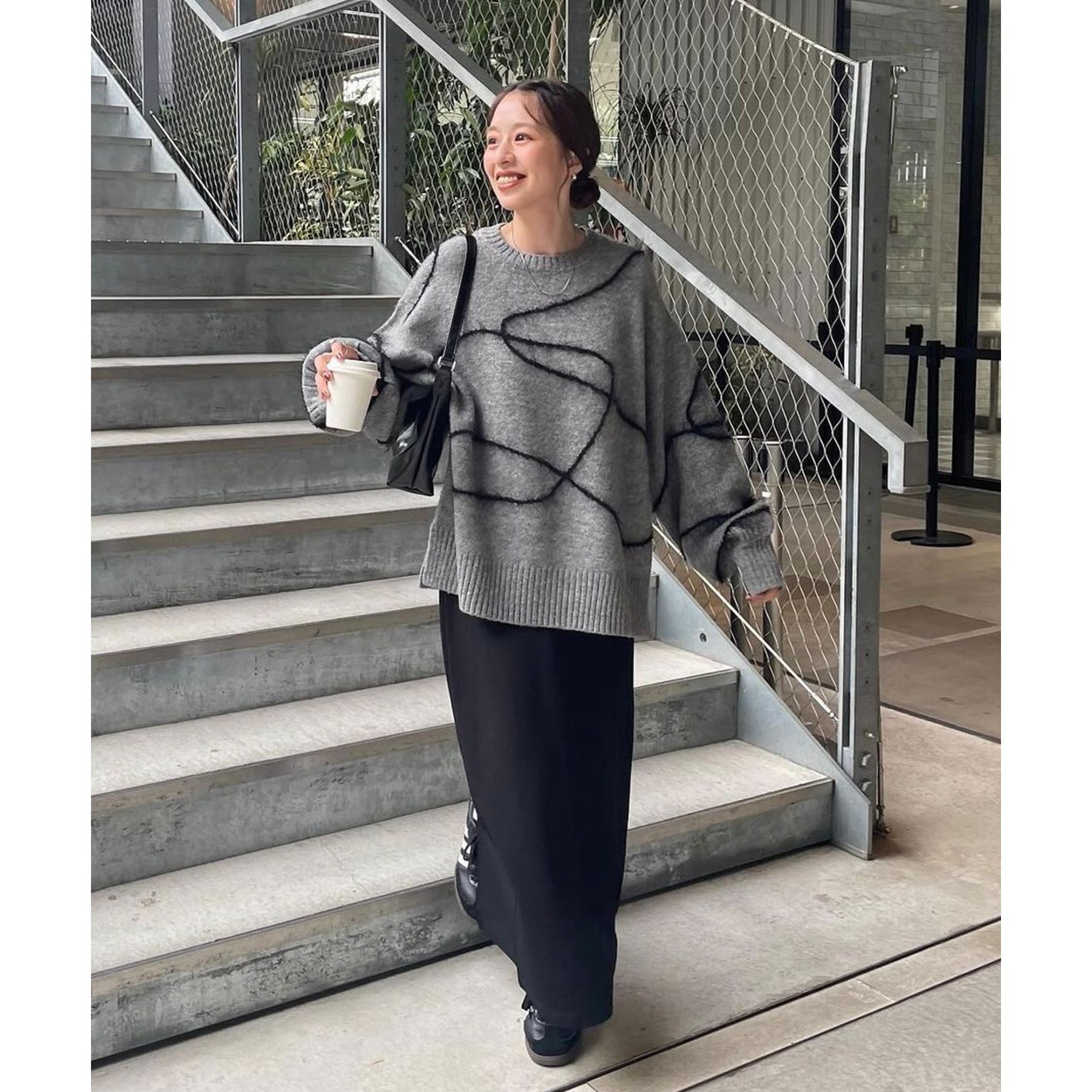 WEB限定】メランジヤーン線柄プルオーバー | ファッション通販サイト NUGU