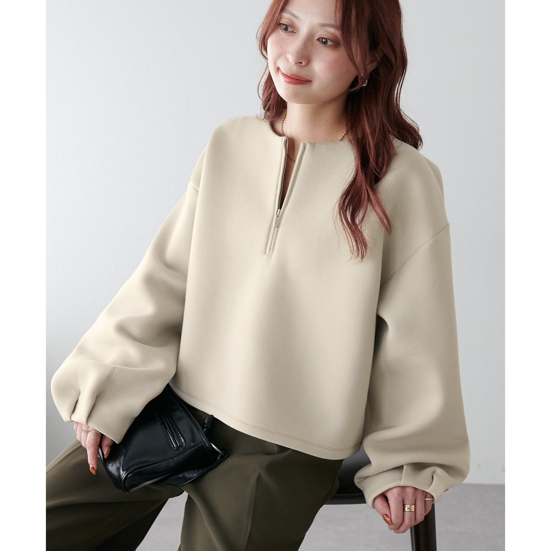 Dance With Dragon　ハーフジップ　スニード　プルオーバー Dance With Dragon ハーフジップ スニード プルオーバー