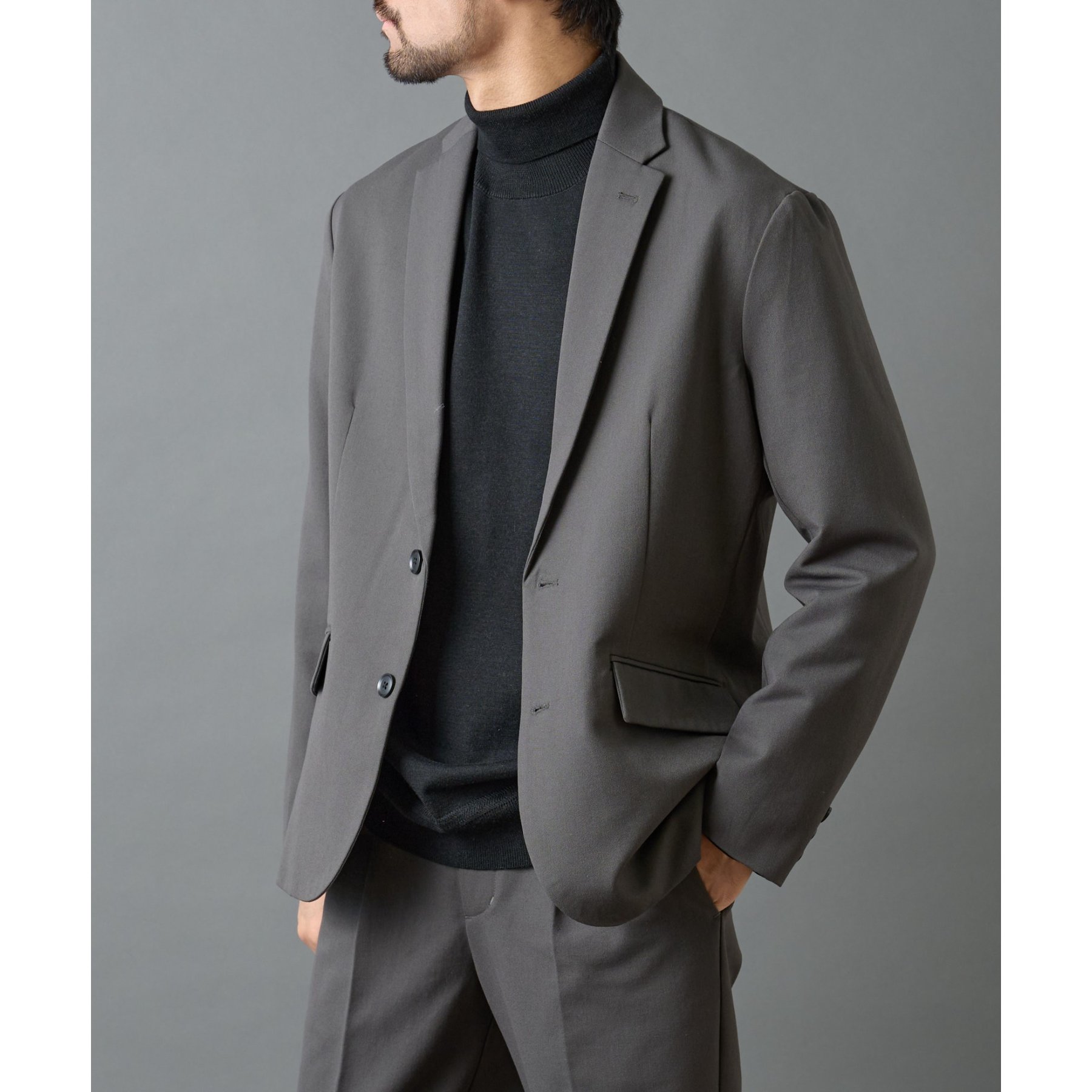 バックシャギーウーリーテーラードジャケット | ファッション通販