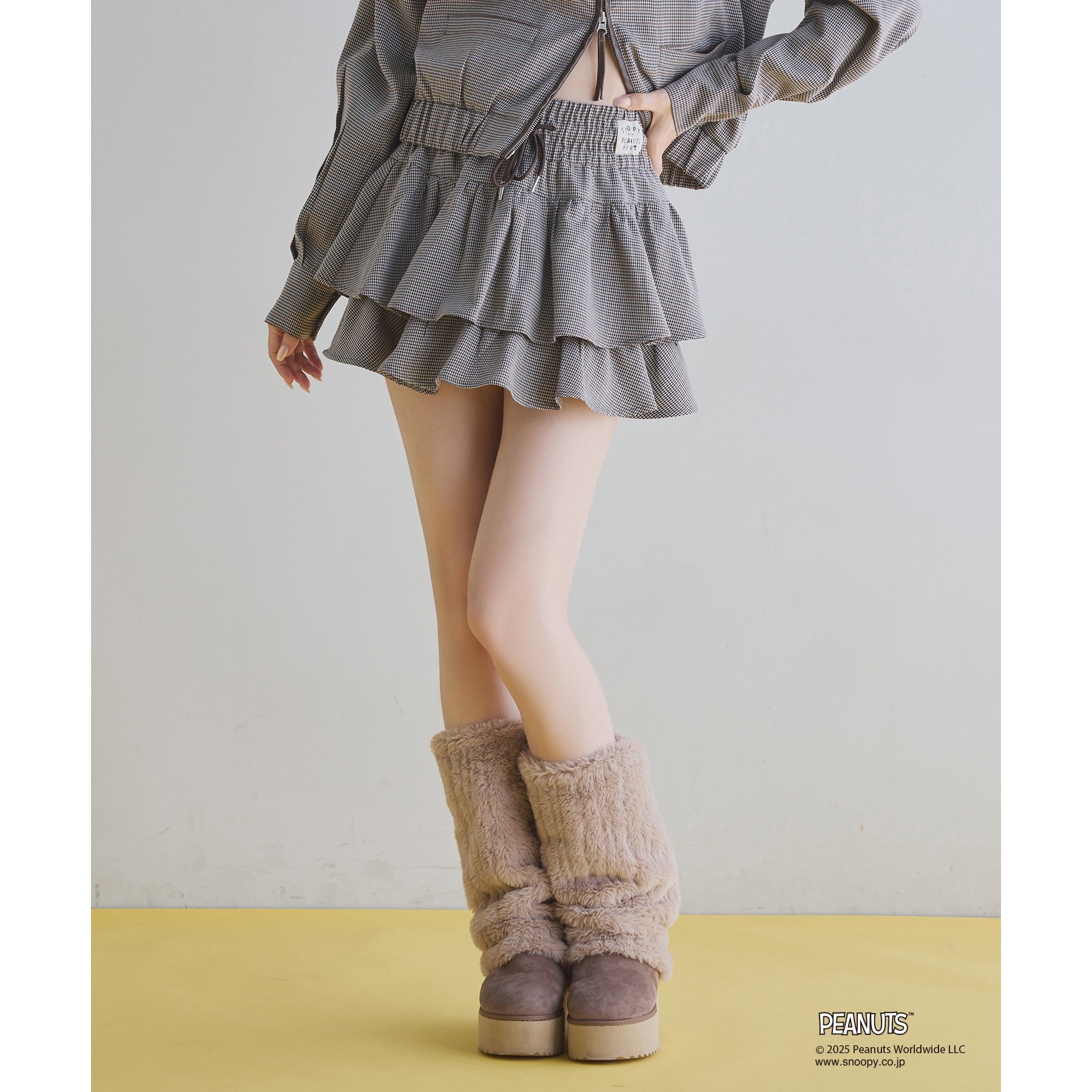 PEANUTSコラボ】フリルミニスカート | ファッション通販サイト NUGU