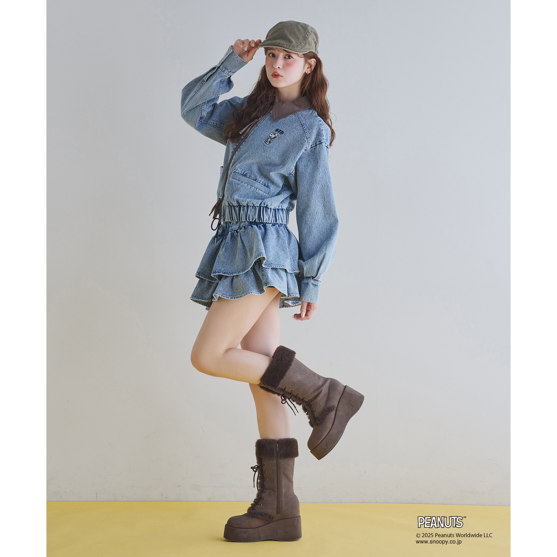 PEANUTSコラボ】フリルミニスカート | ファッション通販サイト NUGU