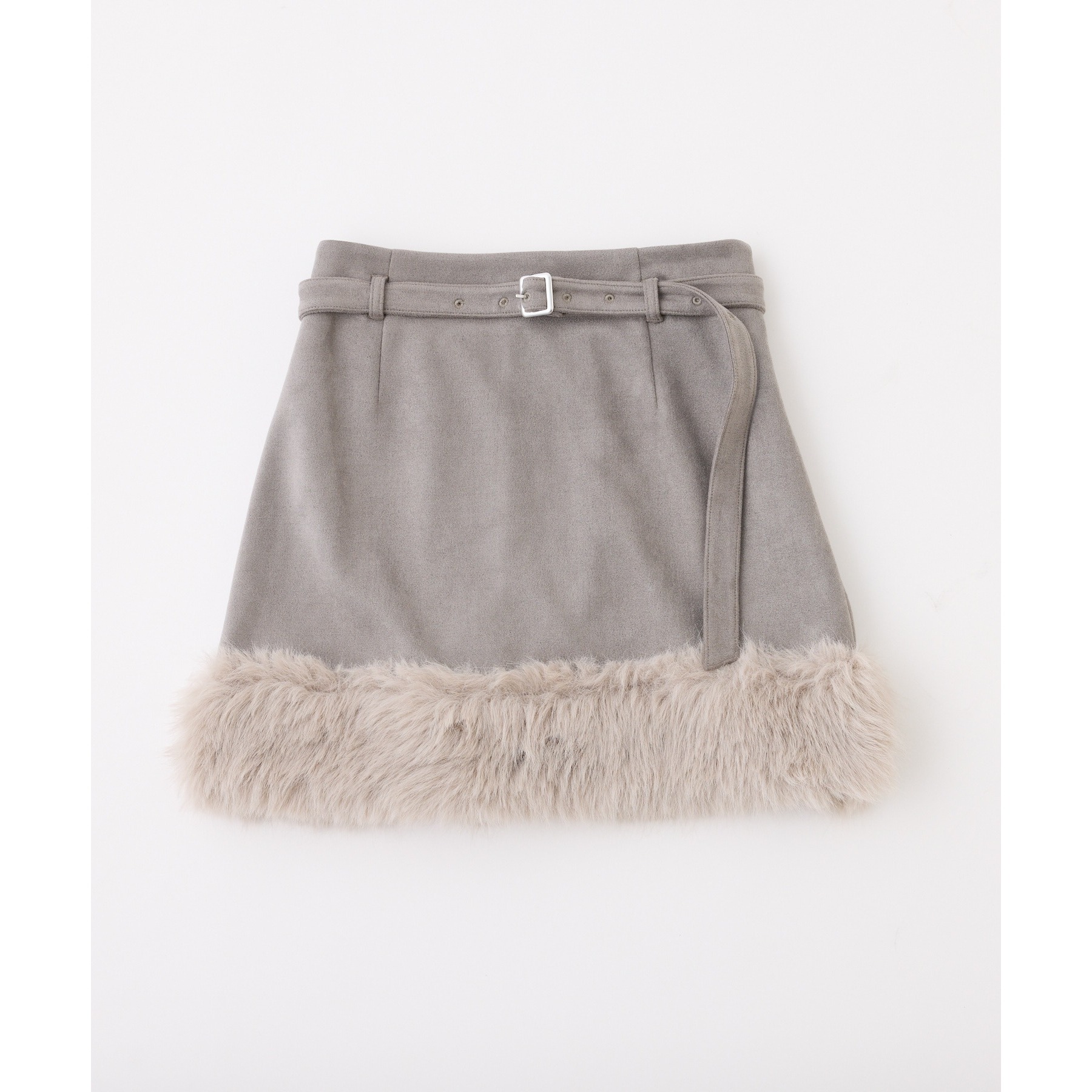 フェイクムートンミニスカート | ファッション通販サイト NUGU