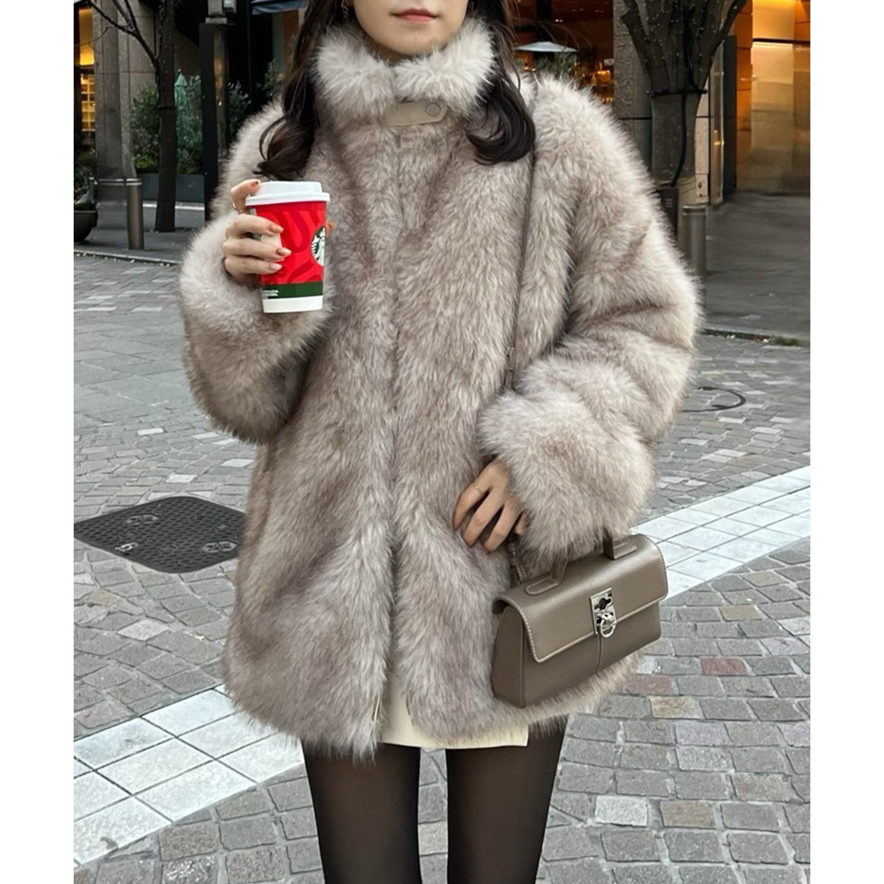 ミドルフェイクファージャケット | ファッション通販サイト NUGU