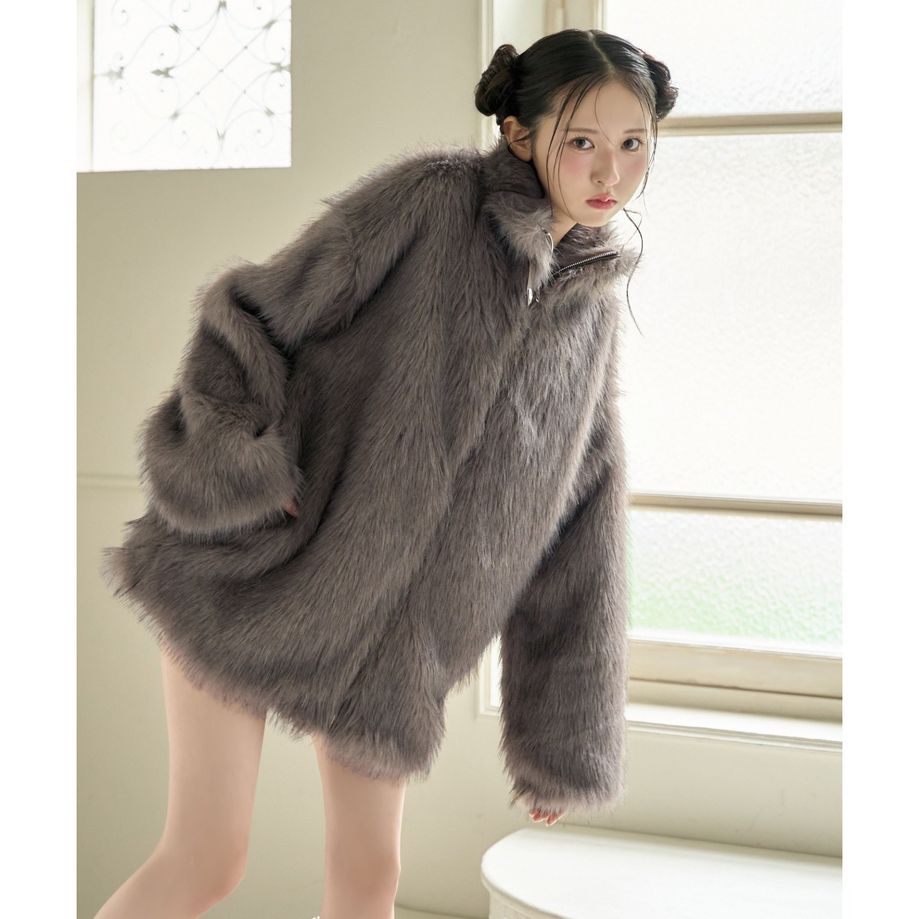 ariadnawファージャケット FRAY I.D（フレイアイディー）の「ECOPEL2wayカラーファージャケット