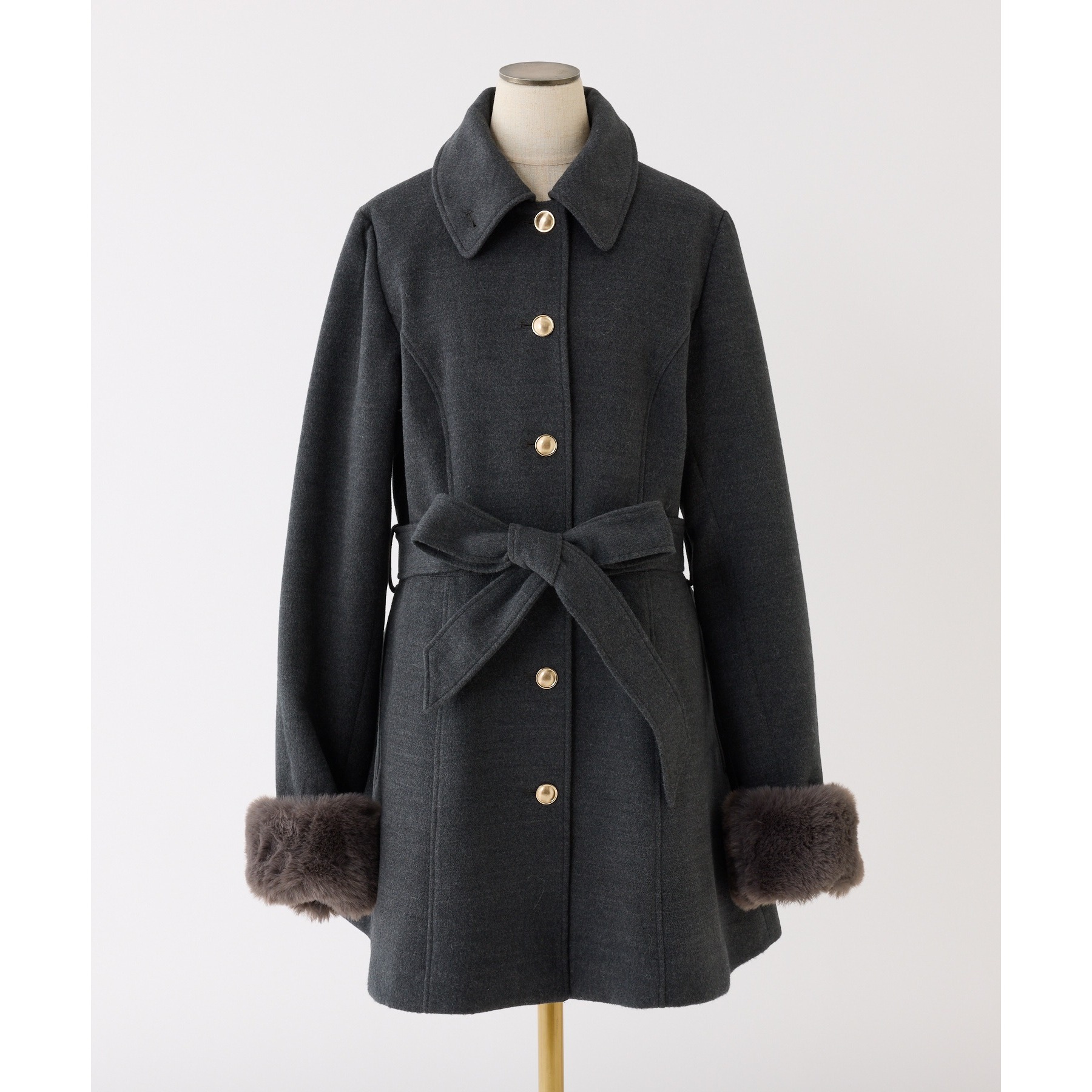 premium order】リボンミドルコート/SMサイズあり | ファッション通販