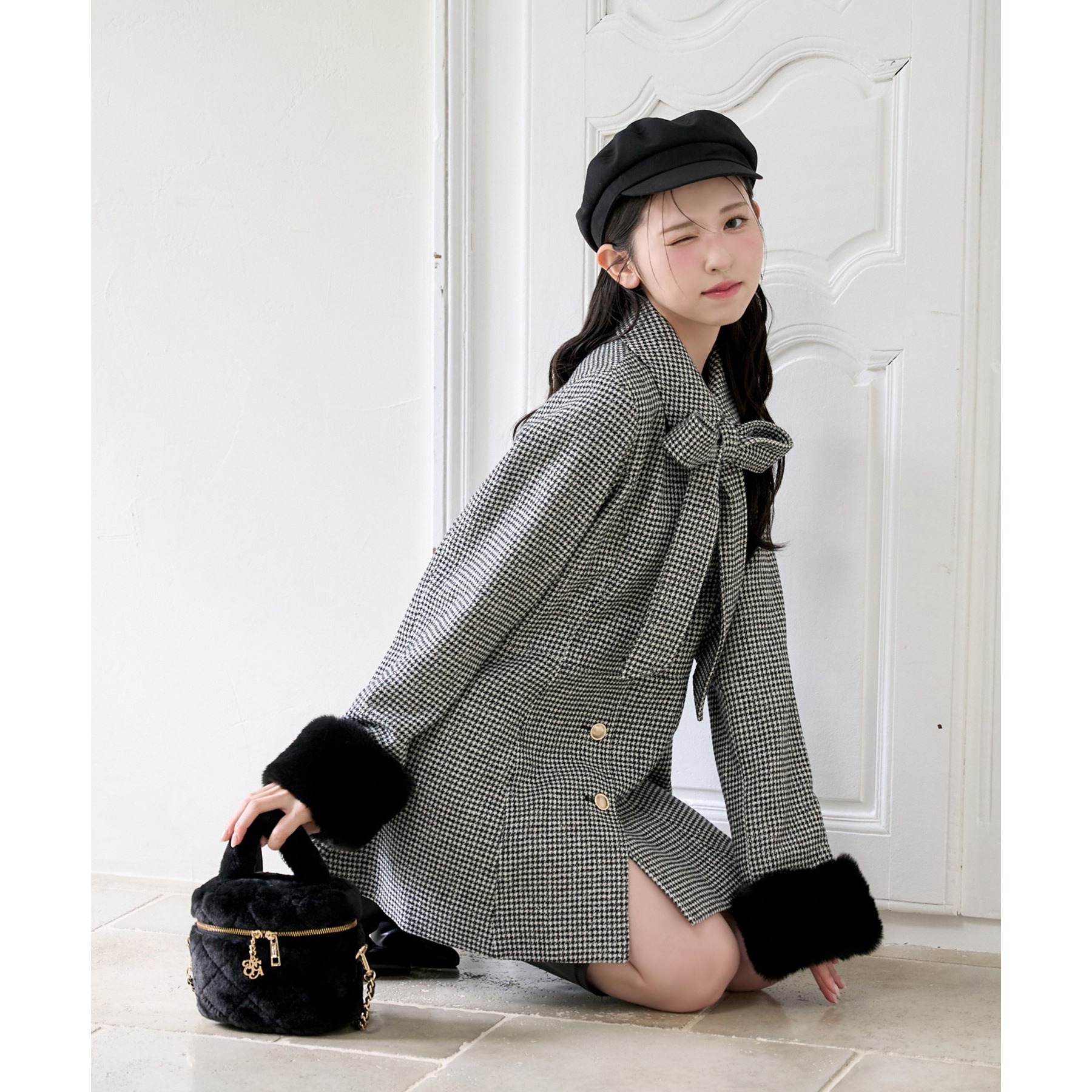 リボンミドルコート/SMサイズあり | ファッション通販サイト NUGU