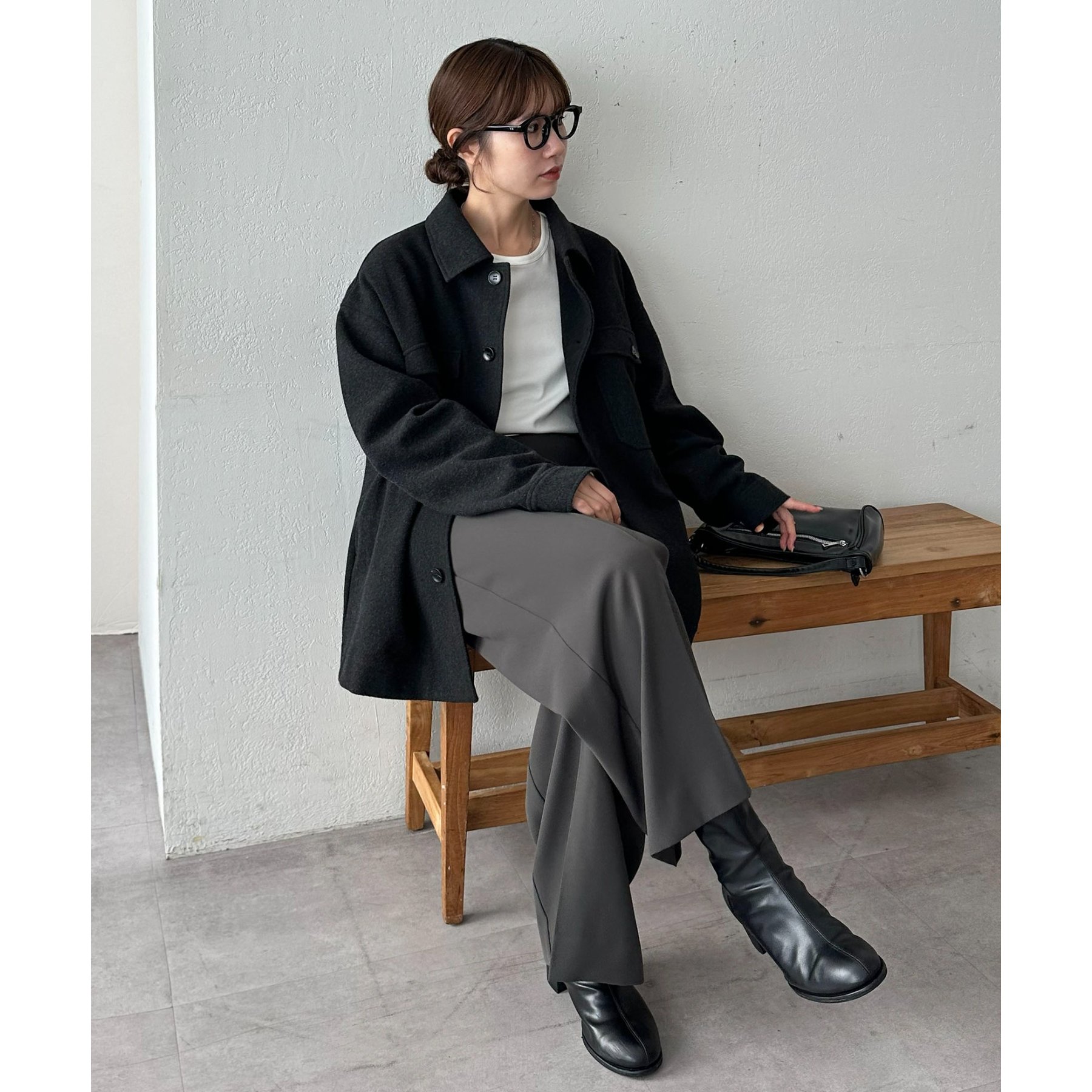 ユニセックス】ウールライクCPOシャツジャケット | ファッション通販