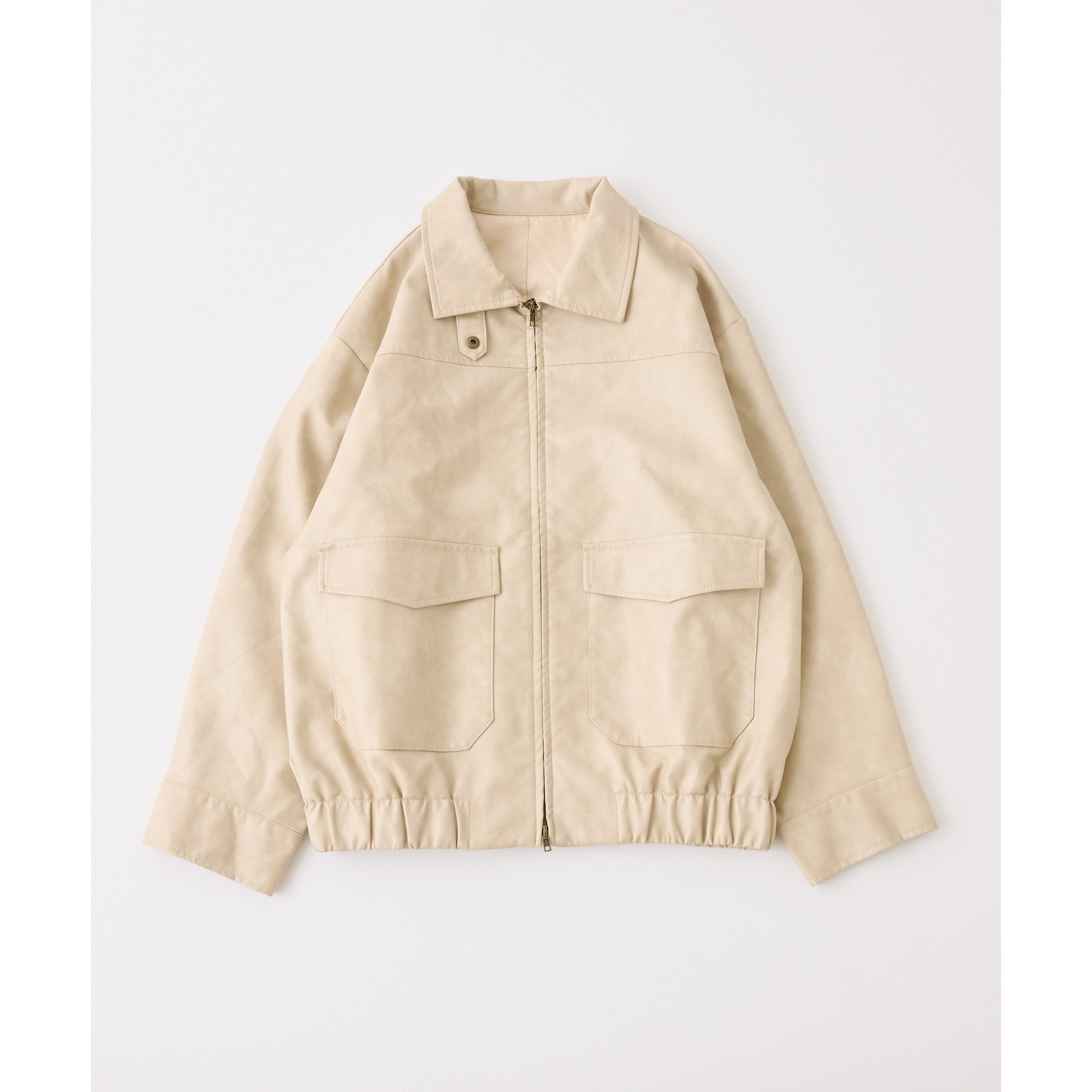 ミドルエコレザージャケット | ファッション通販サイト NUGU