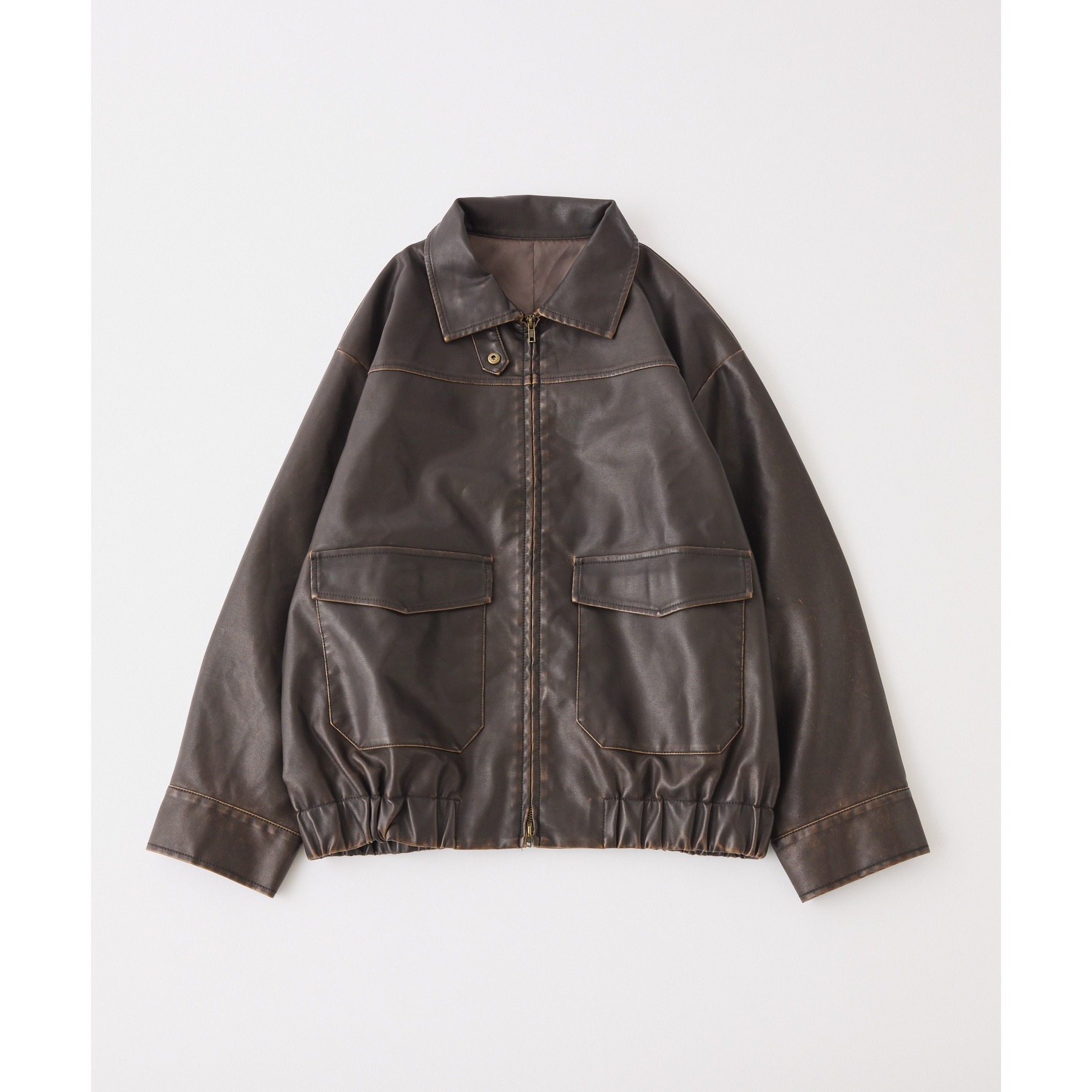 エキゾチックレザー　レザージャケット　リバーシブル　ミドル　ミンク　極美品 エキゾチックレザー レザージャケット リバーシブル ミドル