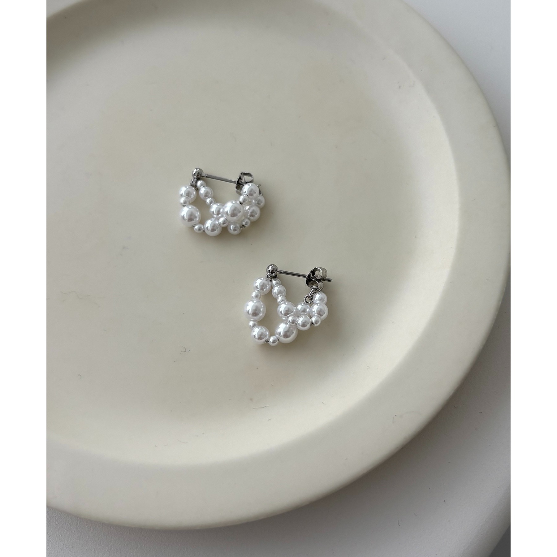 ゴールドピアス　パール付き　（GONTITI） GOLDY/ゴールディ〉ツブパールピアス | ファッション通販サイト NUGU