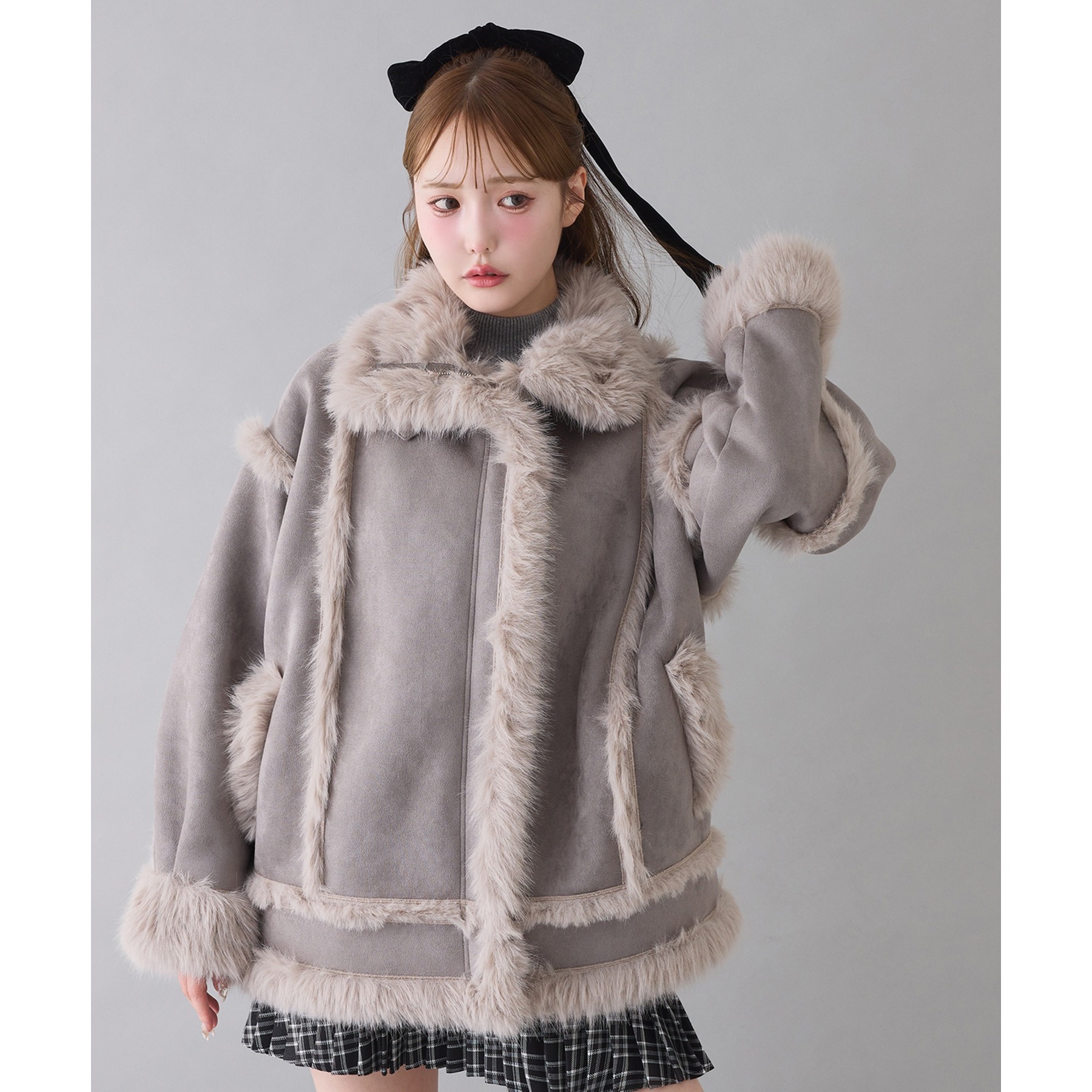 インポートロッサ　ムートンファージャケット ファー/ムートンコート アウター レディース - ブランド