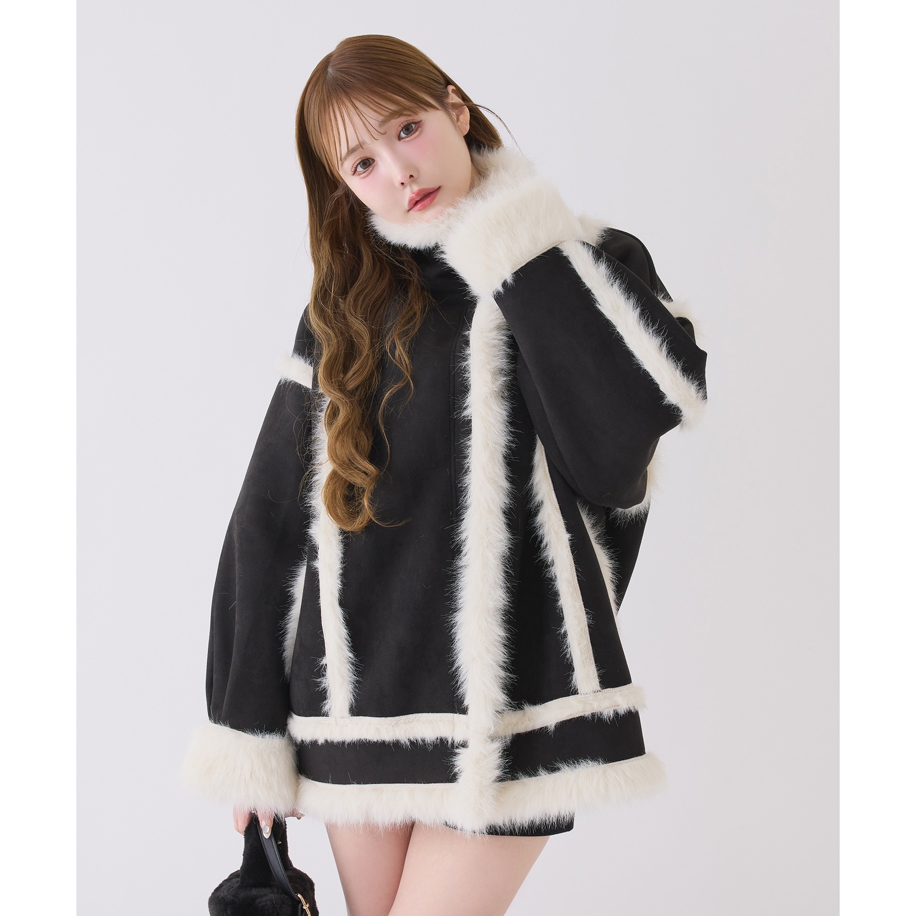 フェイクムートンロングジャケット | ファッション通販サイト NUGU