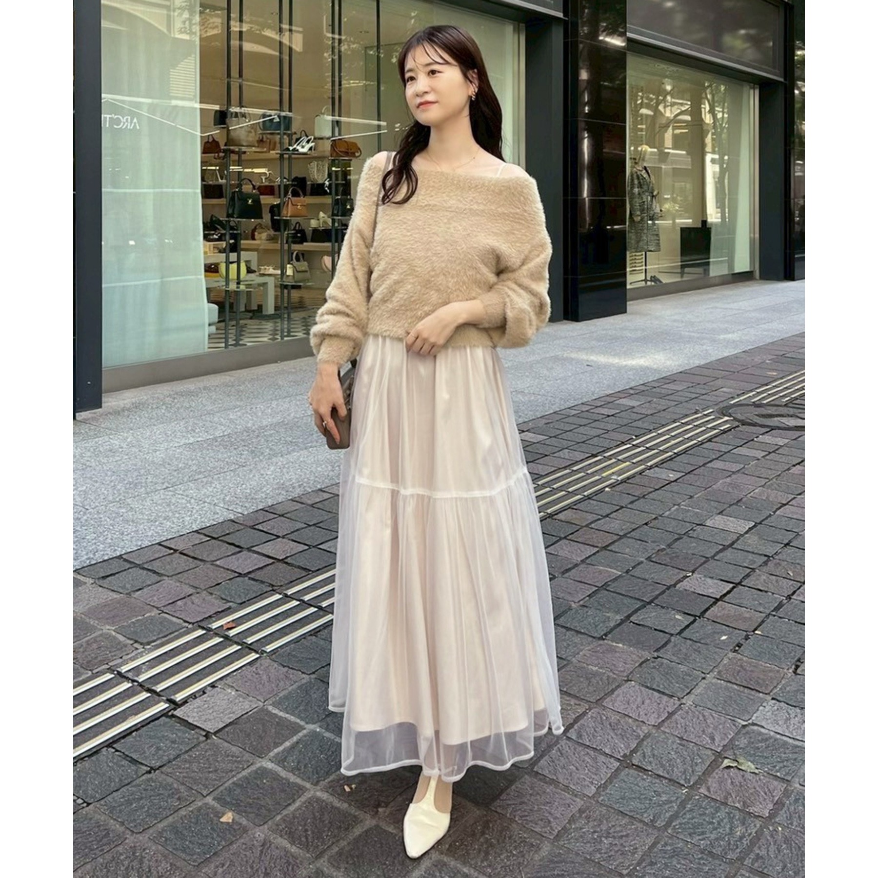 後ろリボン2wayニットSETワンピ | ファッション通販サイト NUGU