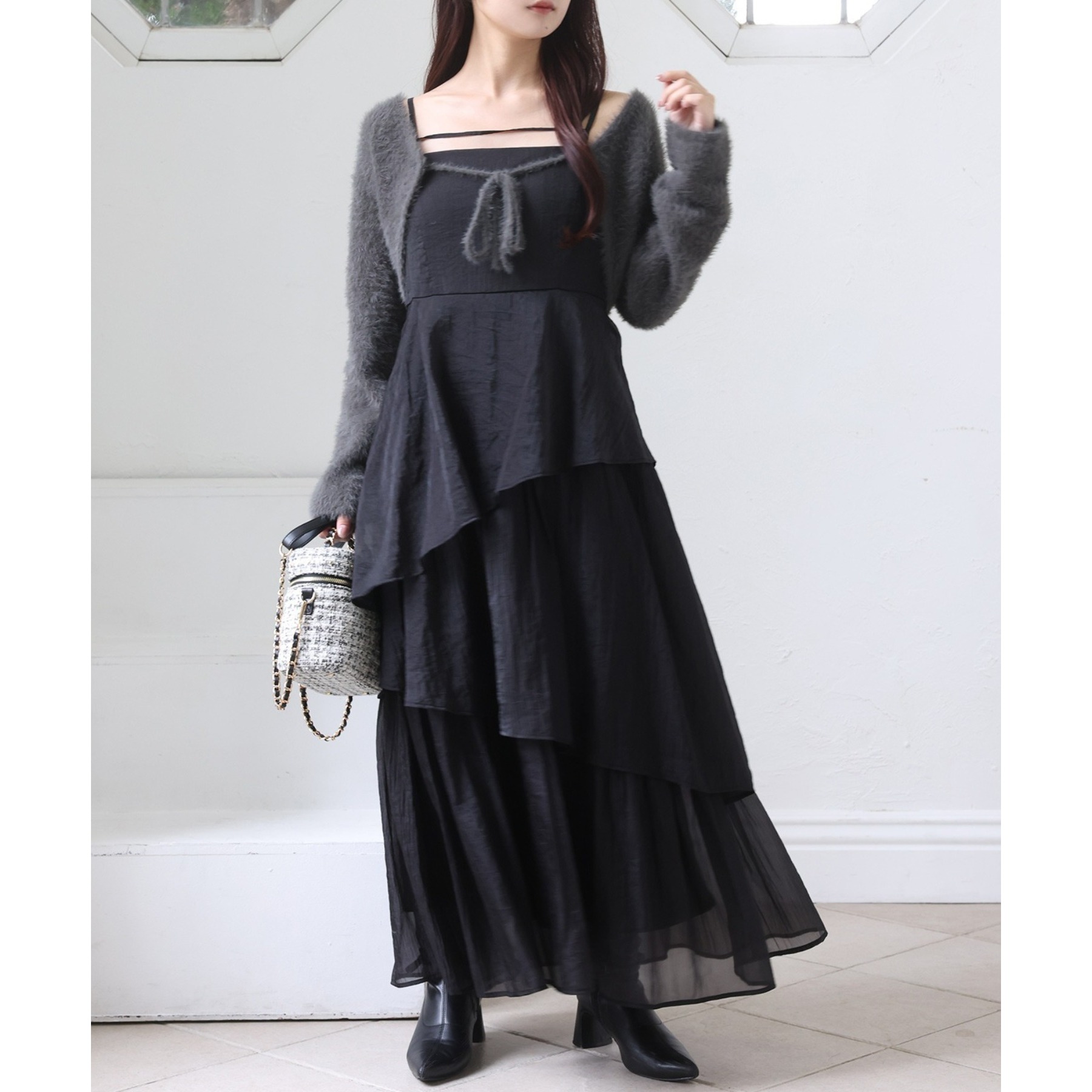 ボレロセットイレヘムワンピース | ファッション通販サイト NUGU