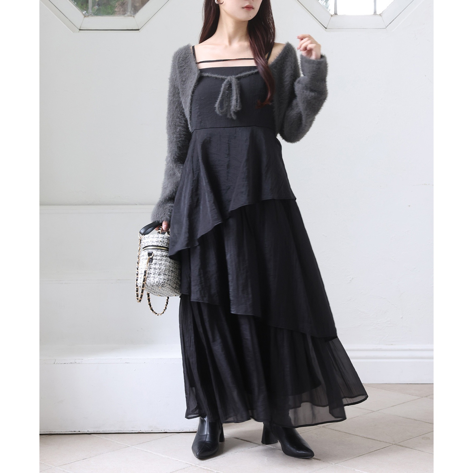 ボレロセットイレヘムワンピース ボレロセットイレヘムワンピース | ファッション通販サイト NUGU