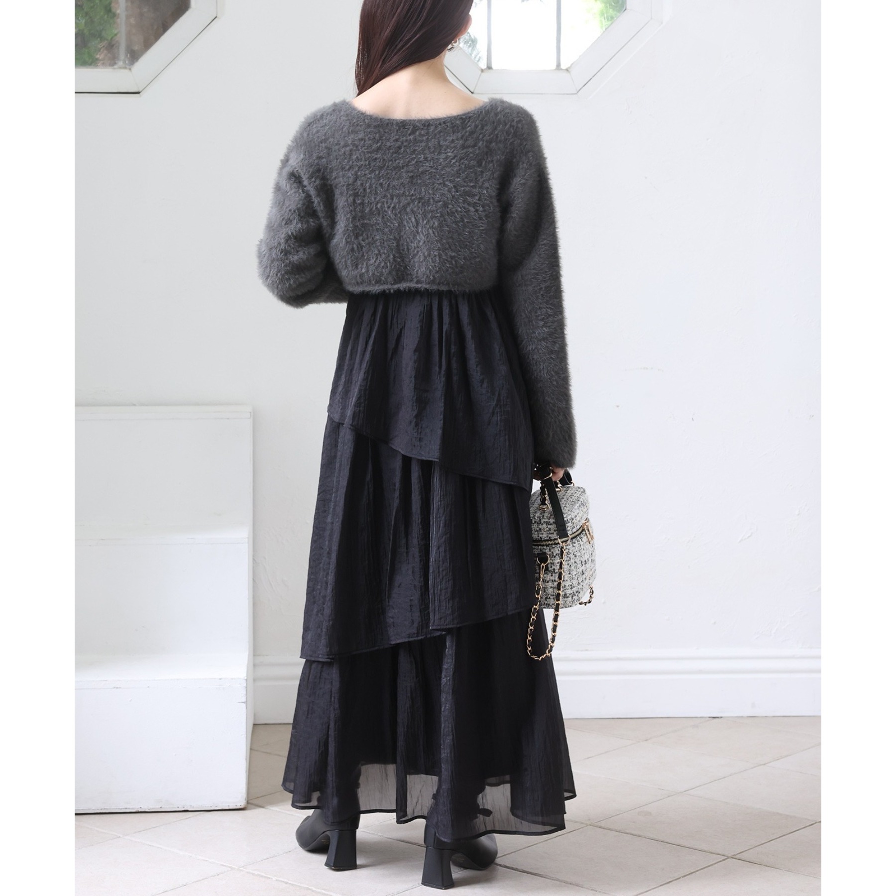 ボレロセットイレヘムワンピース | ファッション通販サイト NUGU