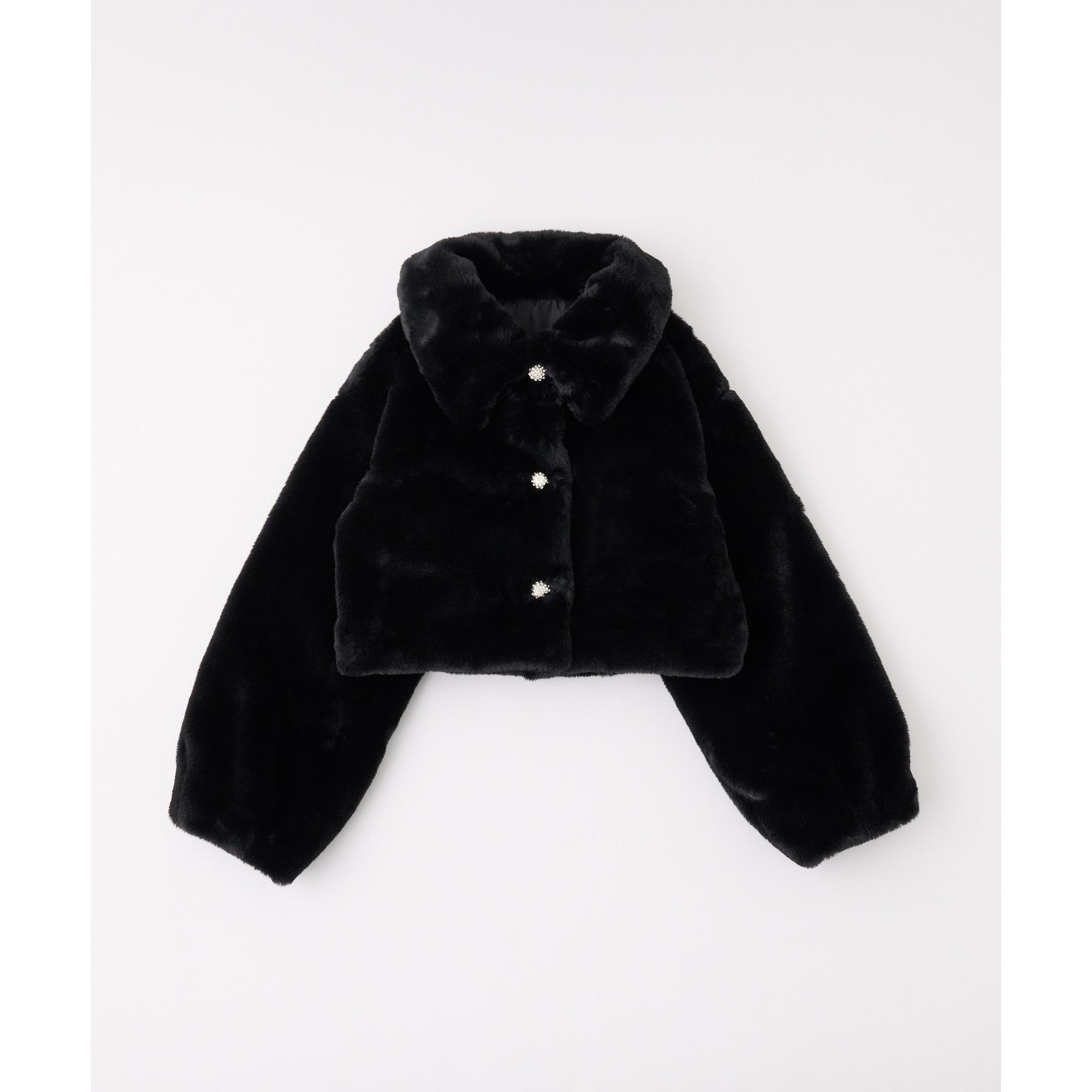 衿つきエコファーショートコート | ファッション通販サイト NUGU