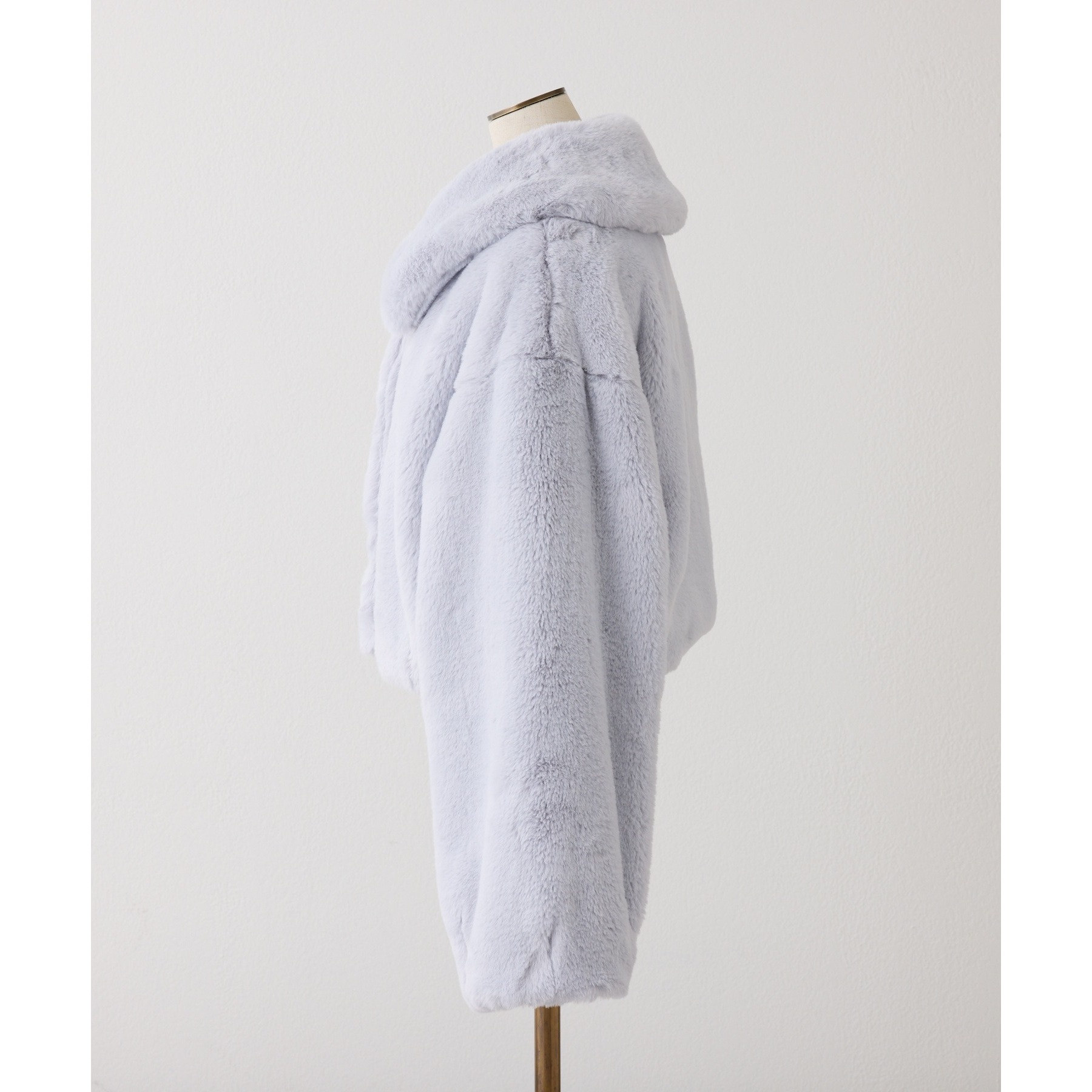 衿つきエコファーショートコート | ファッション通販サイト NUGU