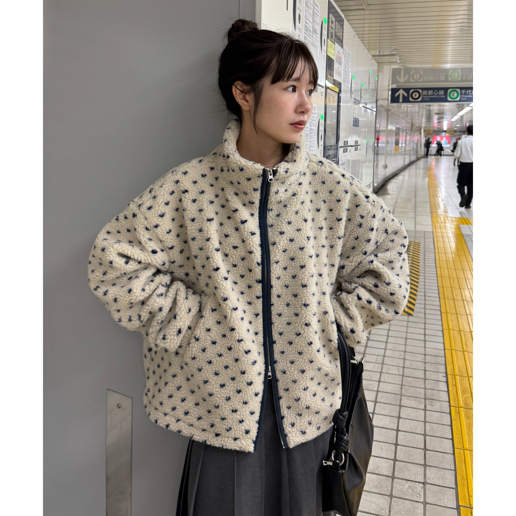 umm./WEB限定】パイピングボアジャケット | ファッション通販サイト NUGU