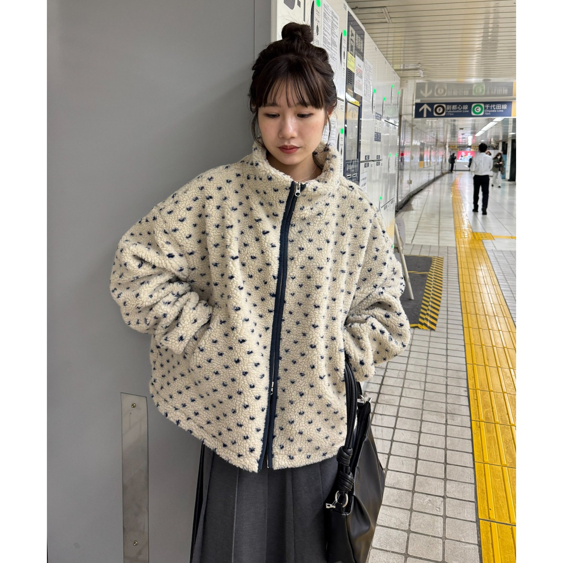 umm./WEB限定】パイピングボアジャケット | ファッション通販サイト NUGU