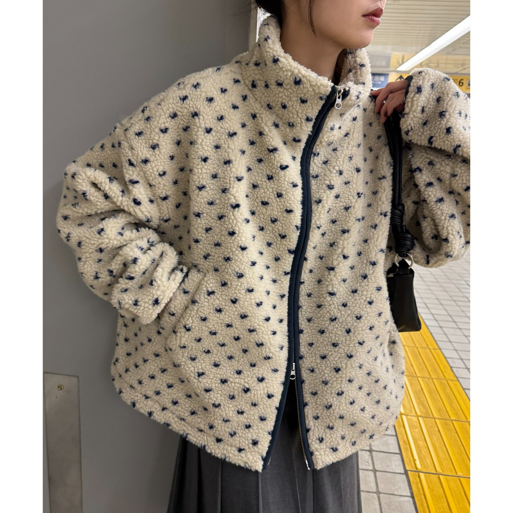 umm./WEB限定】パイピングボアジャケット | ファッション通販サイト NUGU