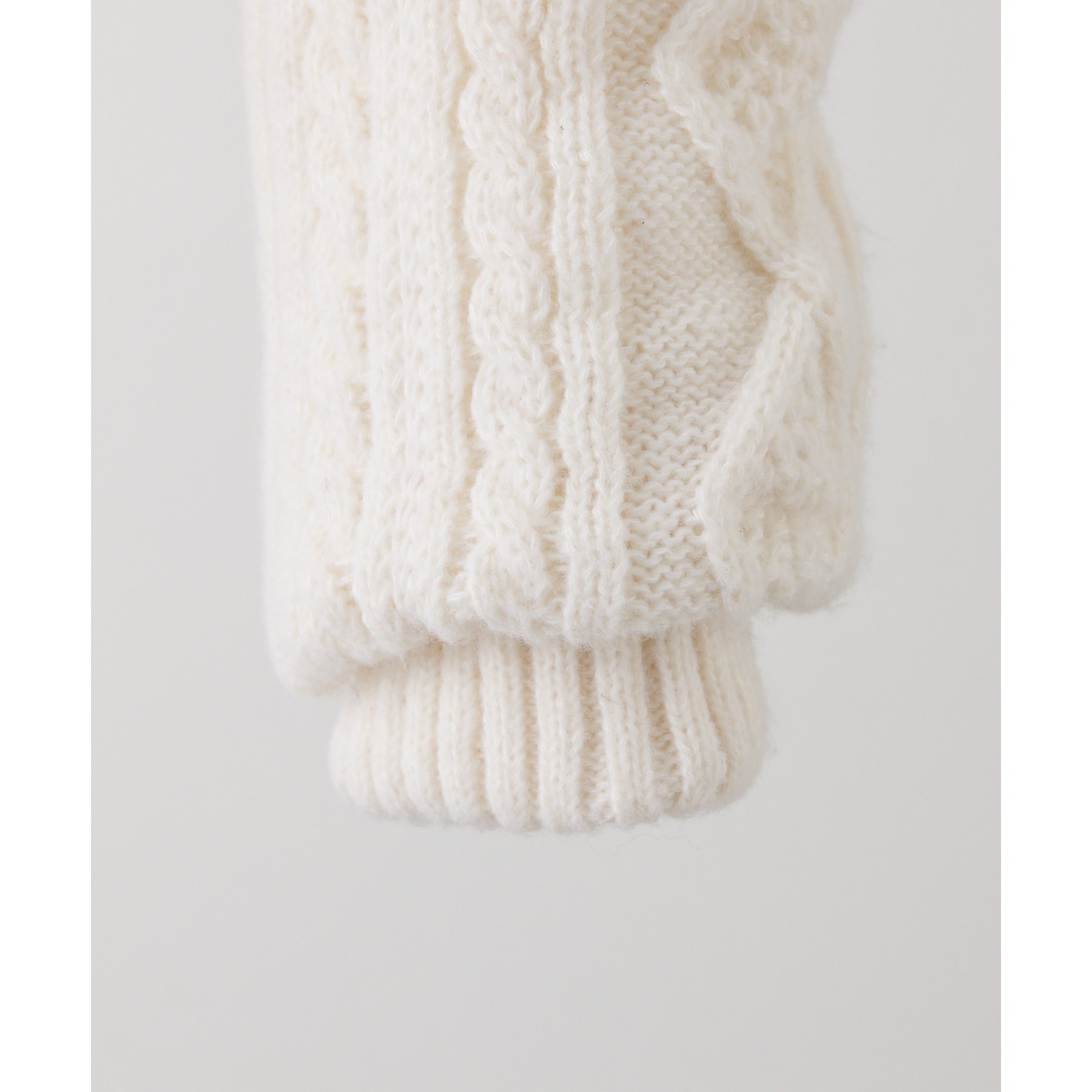 ケーブルニット中綿ブルゾン | ファッション通販サイト NUGU