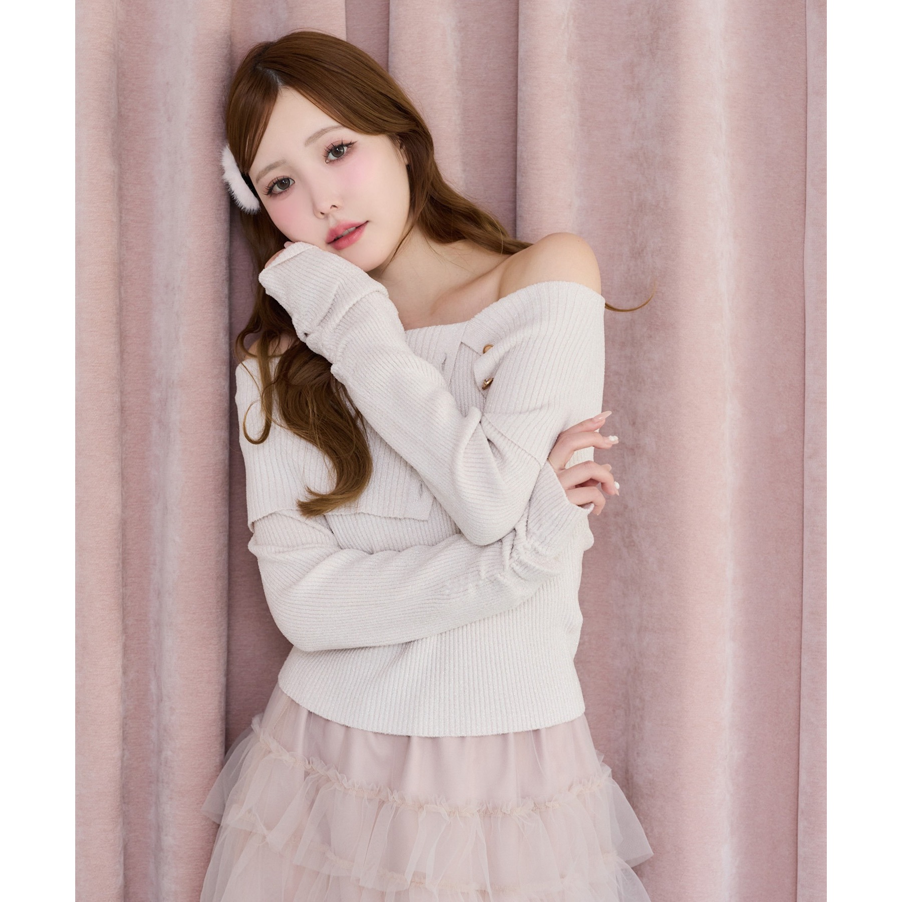 段々チュールロングスカート | ファッション通販サイト NUGU