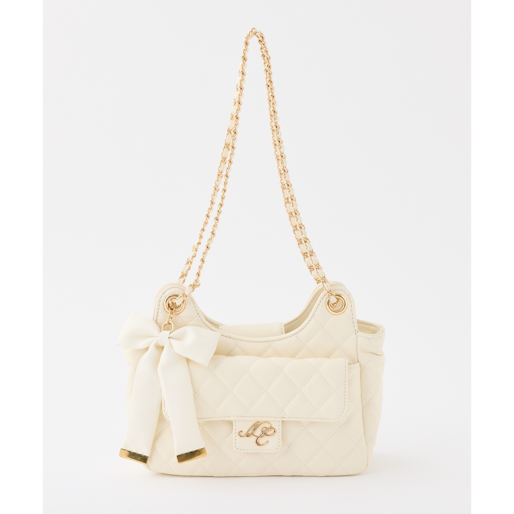 スカーフ付きキルティングスマホショルダー | ファッション通販サイト NUGU