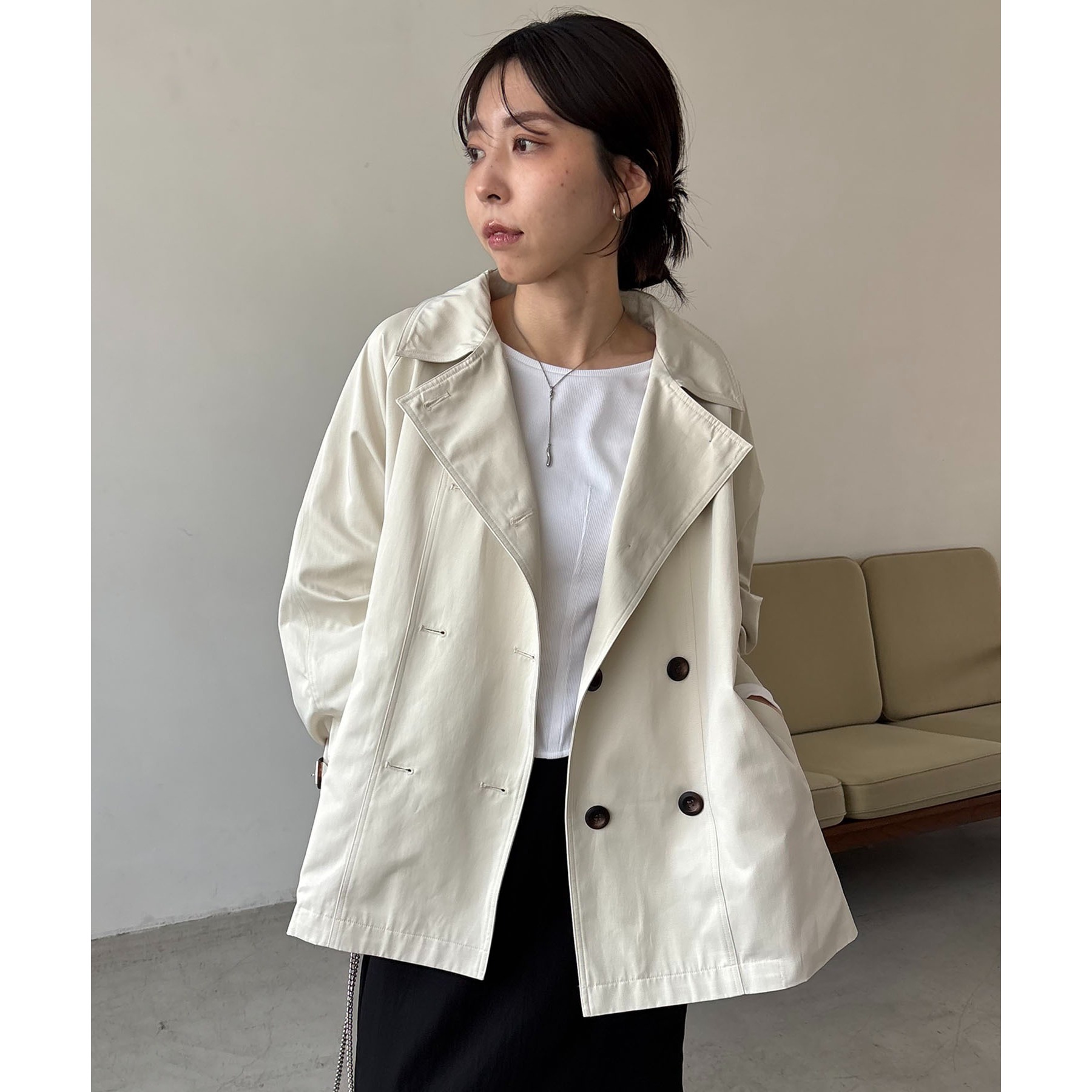 サイズ展開あり】バックギャザーコート | ファッション通販サイト NUGU
