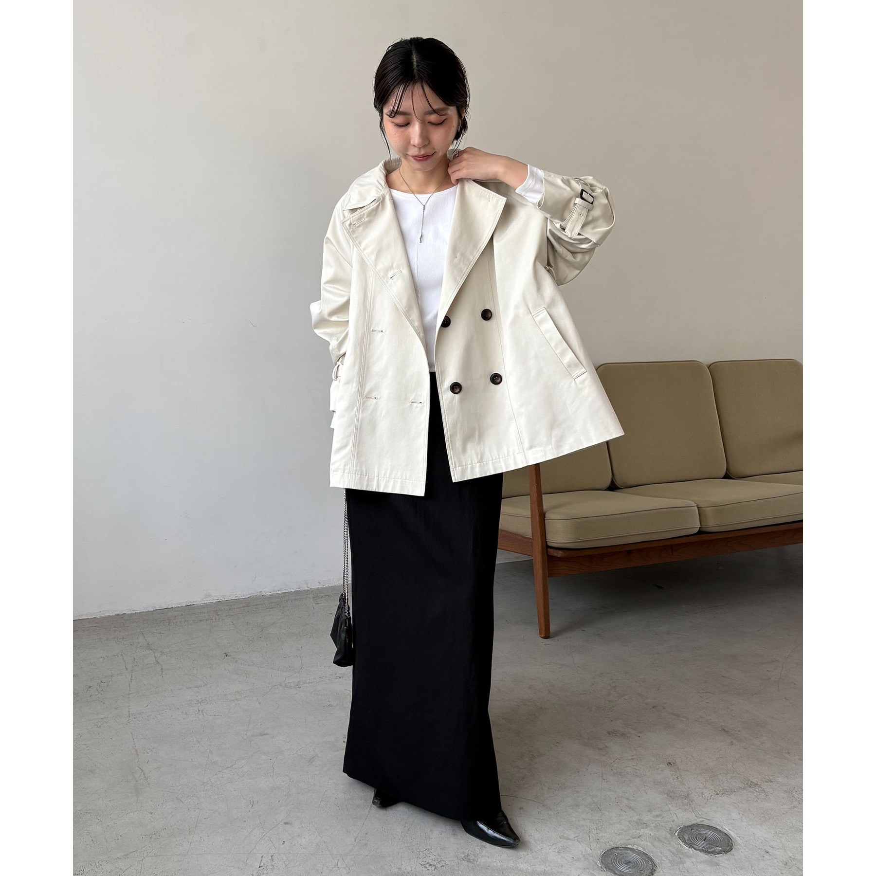サイズ展開あり】バックギャザーコート | ファッション通販サイト NUGU