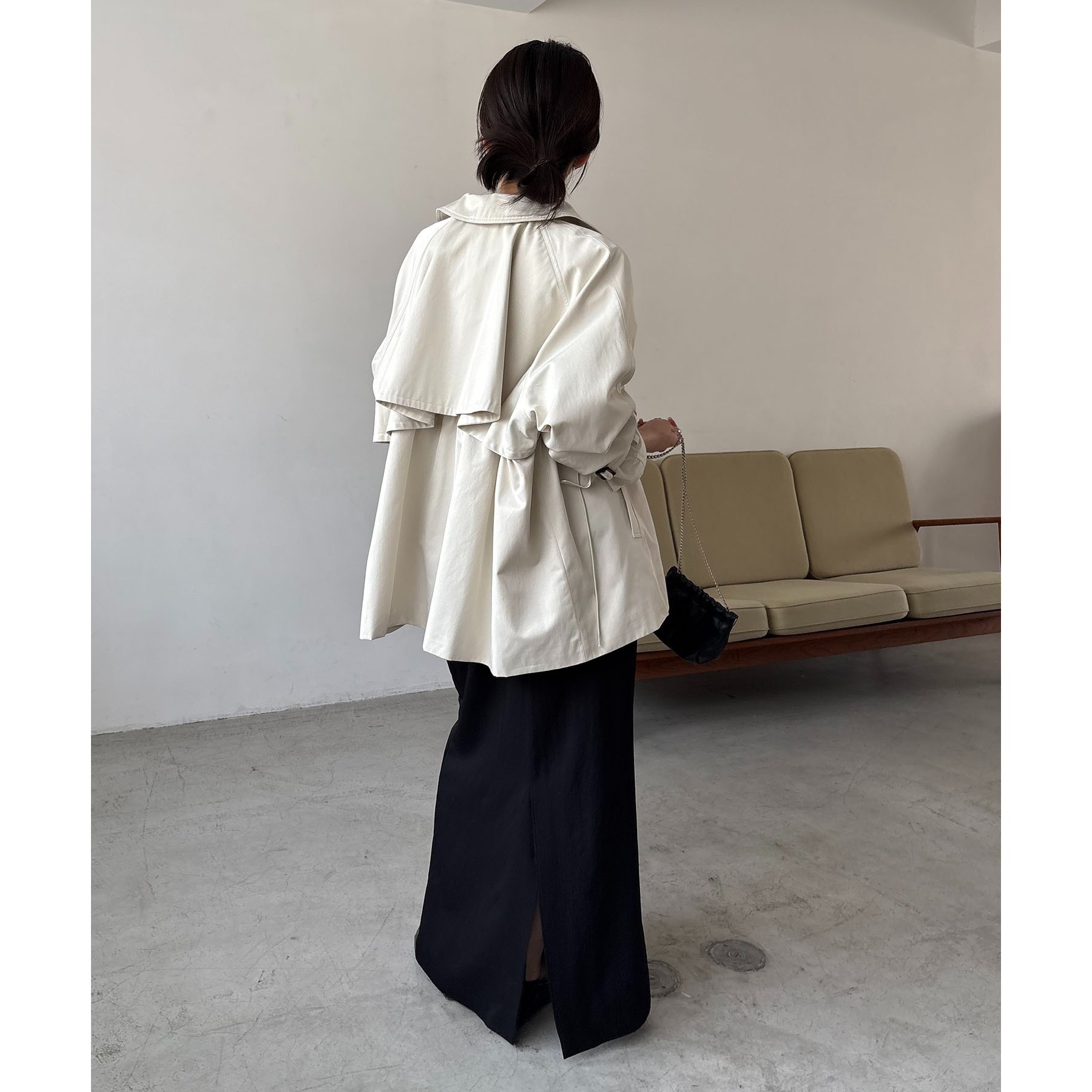 サイズ展開あり】バックギャザーコート | ファッション通販サイト NUGU