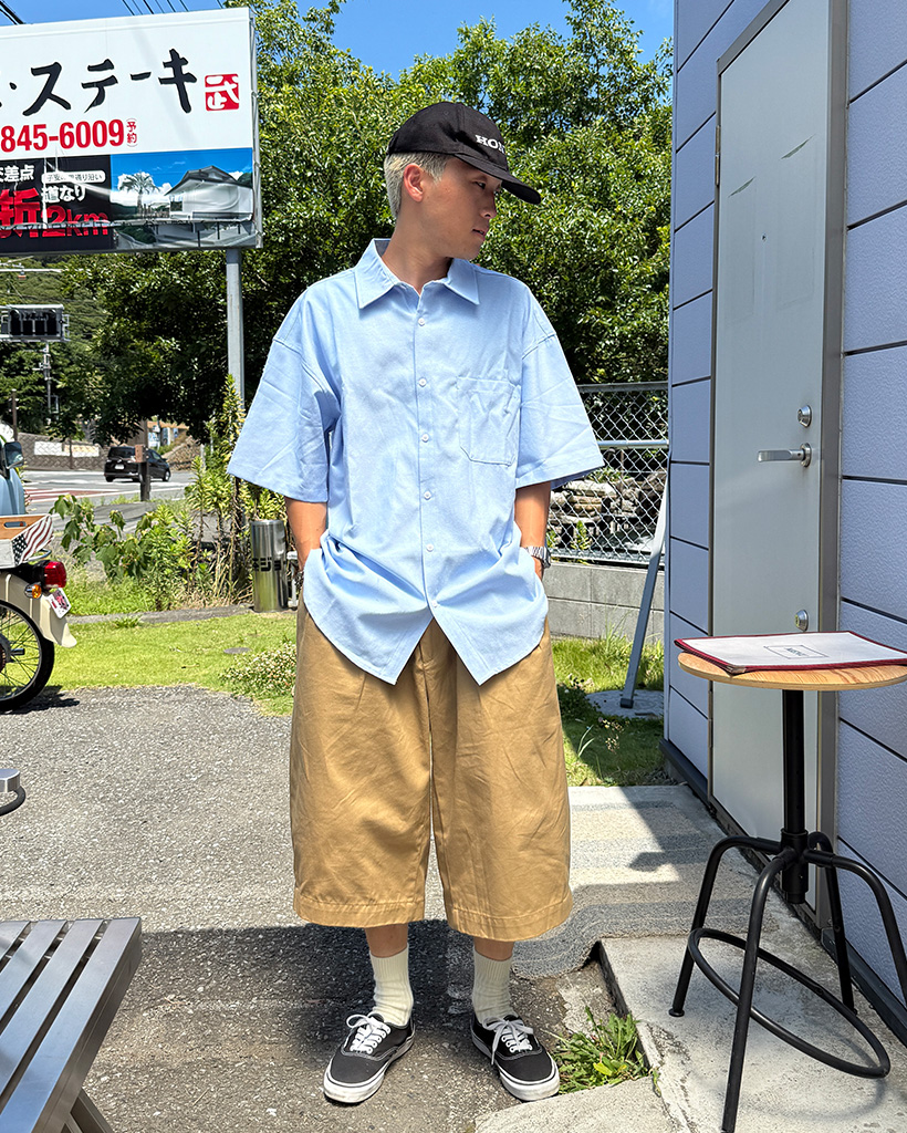 ピンタックコットンバミューダパンツ | ファッション通販サイト NUGU