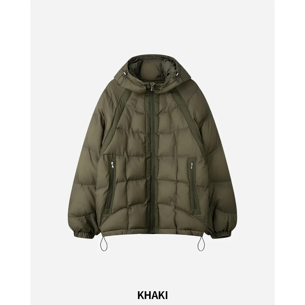 スクエアフード付きダウン | ファッション通販サイト NUGU