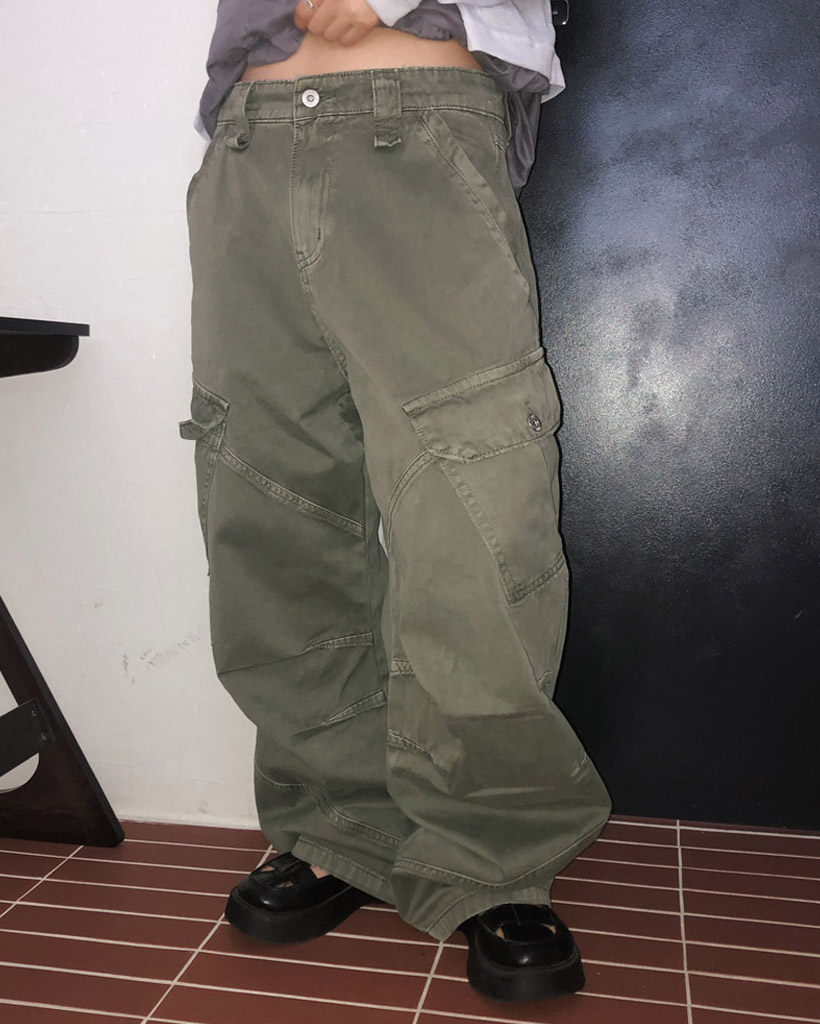 Lig. wide cargo pants ワイドカーゴパンツ wide cargo pants | Lig.