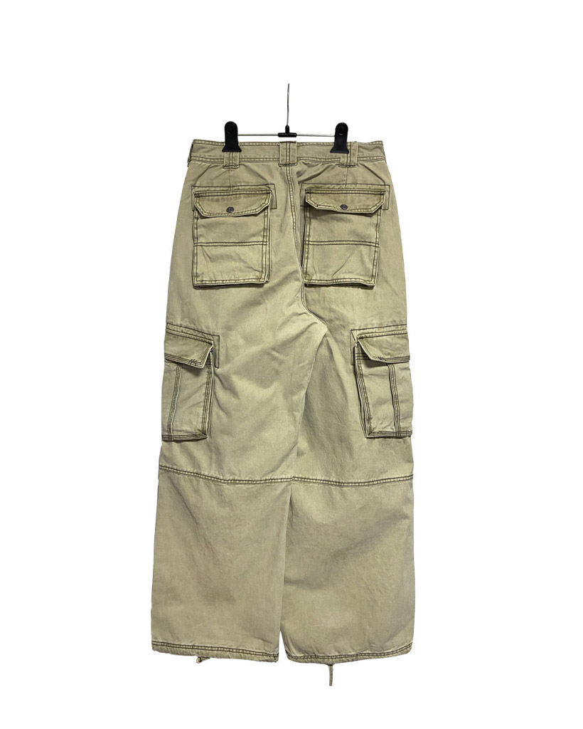 00s RatonLaveur クロップド カーゴパンツ バギーショーツ 極太 00s RatonLaveur クロップド カーゴパンツ バギーショーツ 極太
