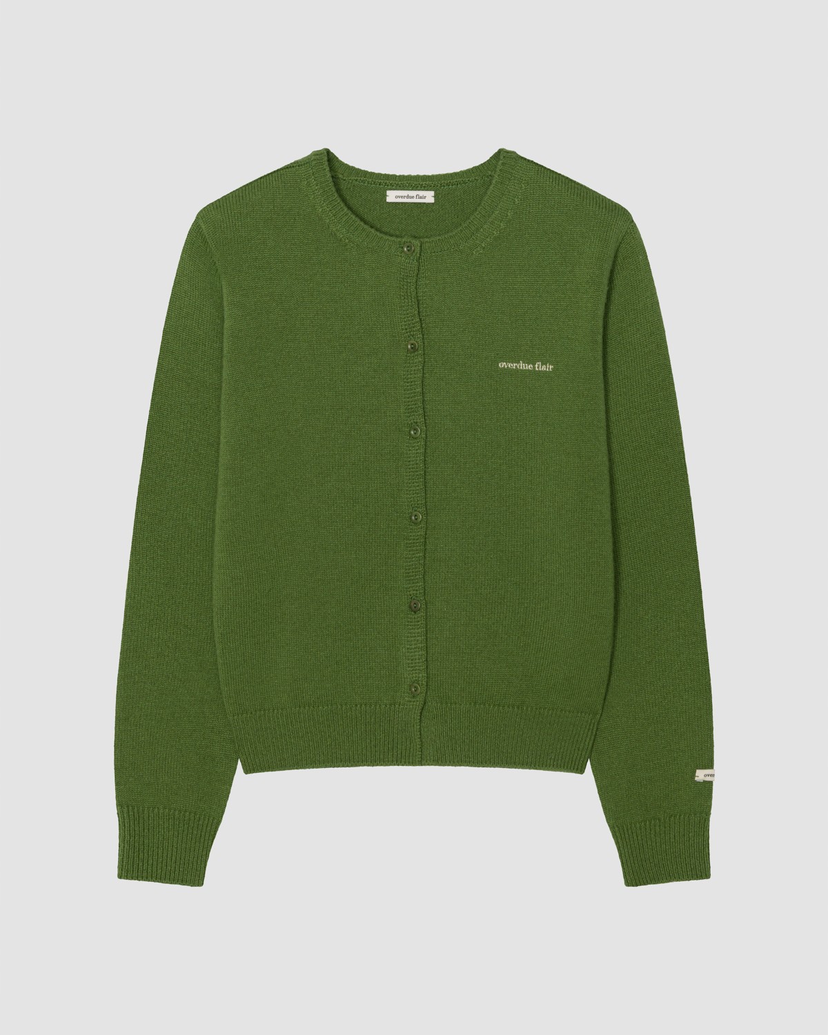 【購入特典】[yu x overdue flair] OVERDUE WOOL CARDIGAN_FOREST GREEN